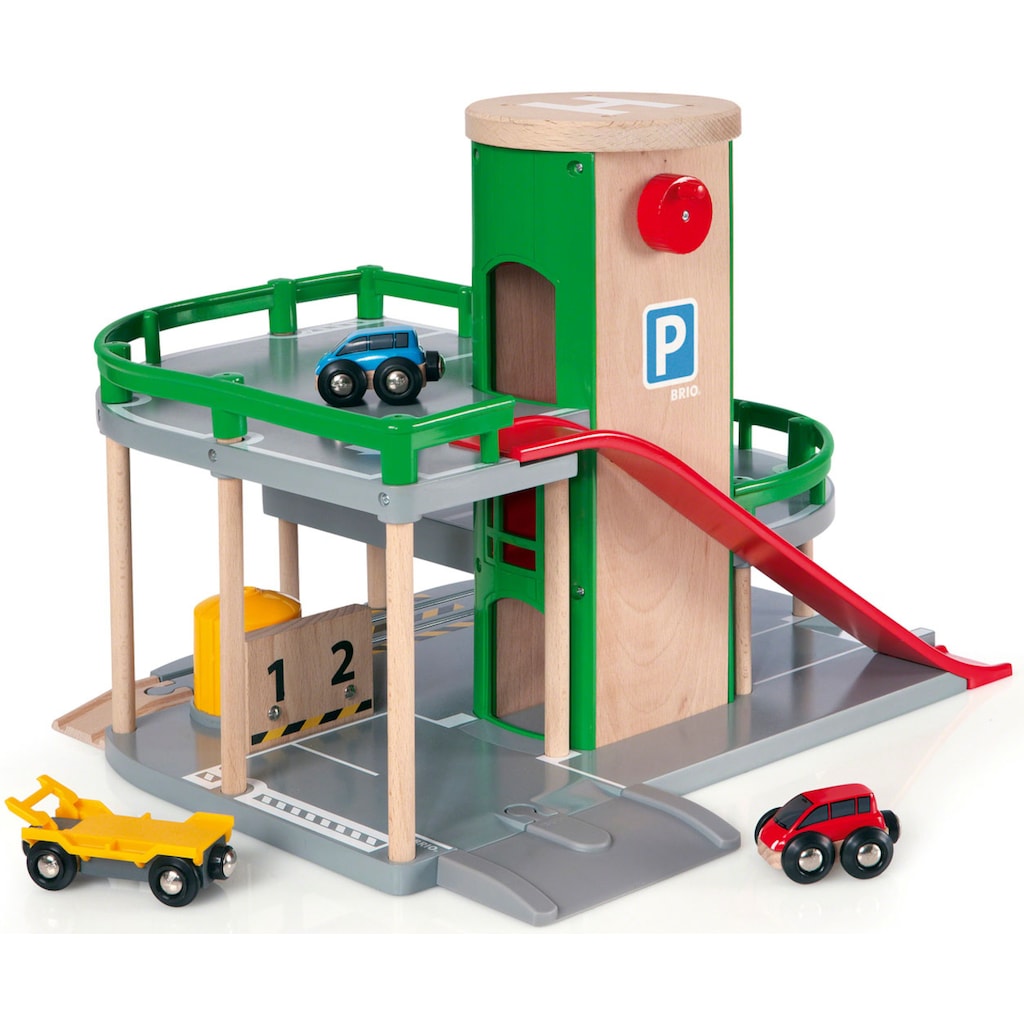 BRIO® Spiel-Parkhaus »BRIO® WORLD, Parkhaus, Straßen & Schienen«