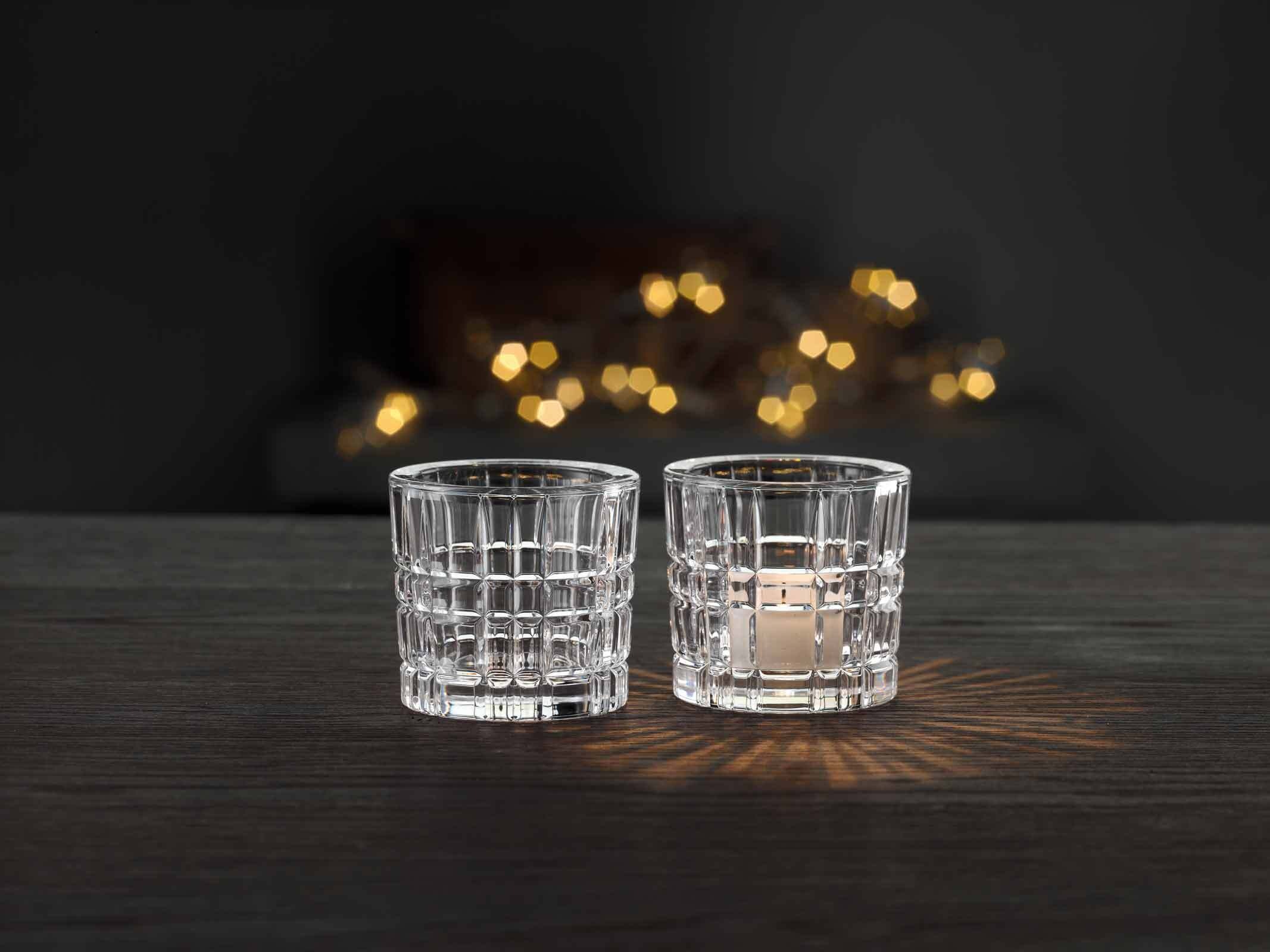 Nachtmann Kerzenhalter »Teelichthalter Square Votives ø 7,1 x 6,6 cm 2er Set«