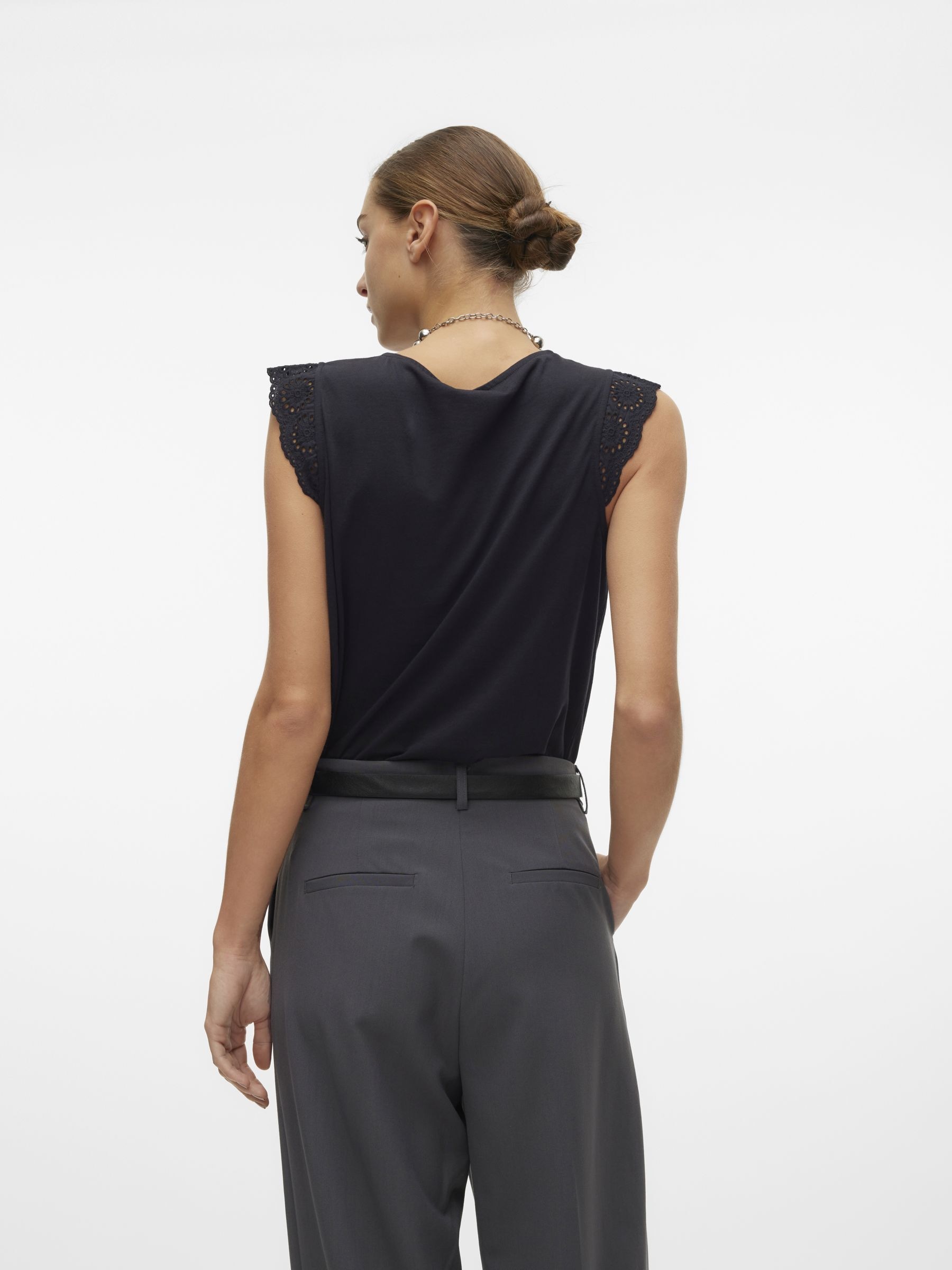 Vero Moda T-Shirt »VMEMILY SL GATHERING TOP JRS NOOS«