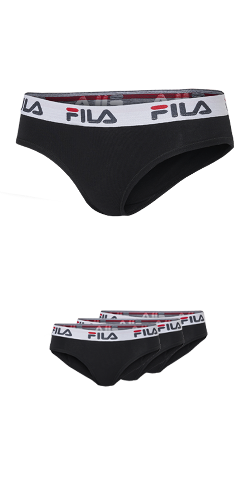 Fila Slip "WOMAN BRIEF" 3er Pack, mit elastischem Logobund günstig online kaufen