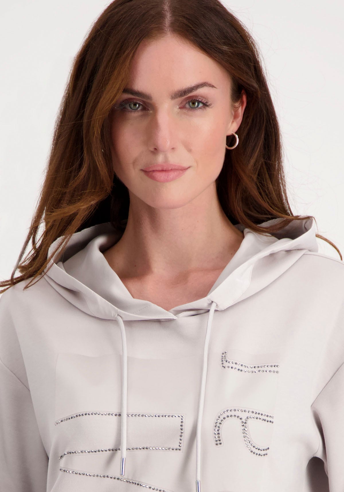 »Sweatshirt | Schmuck« Kapuzensweatshirt Satindruck bestellen BAUR Monari +