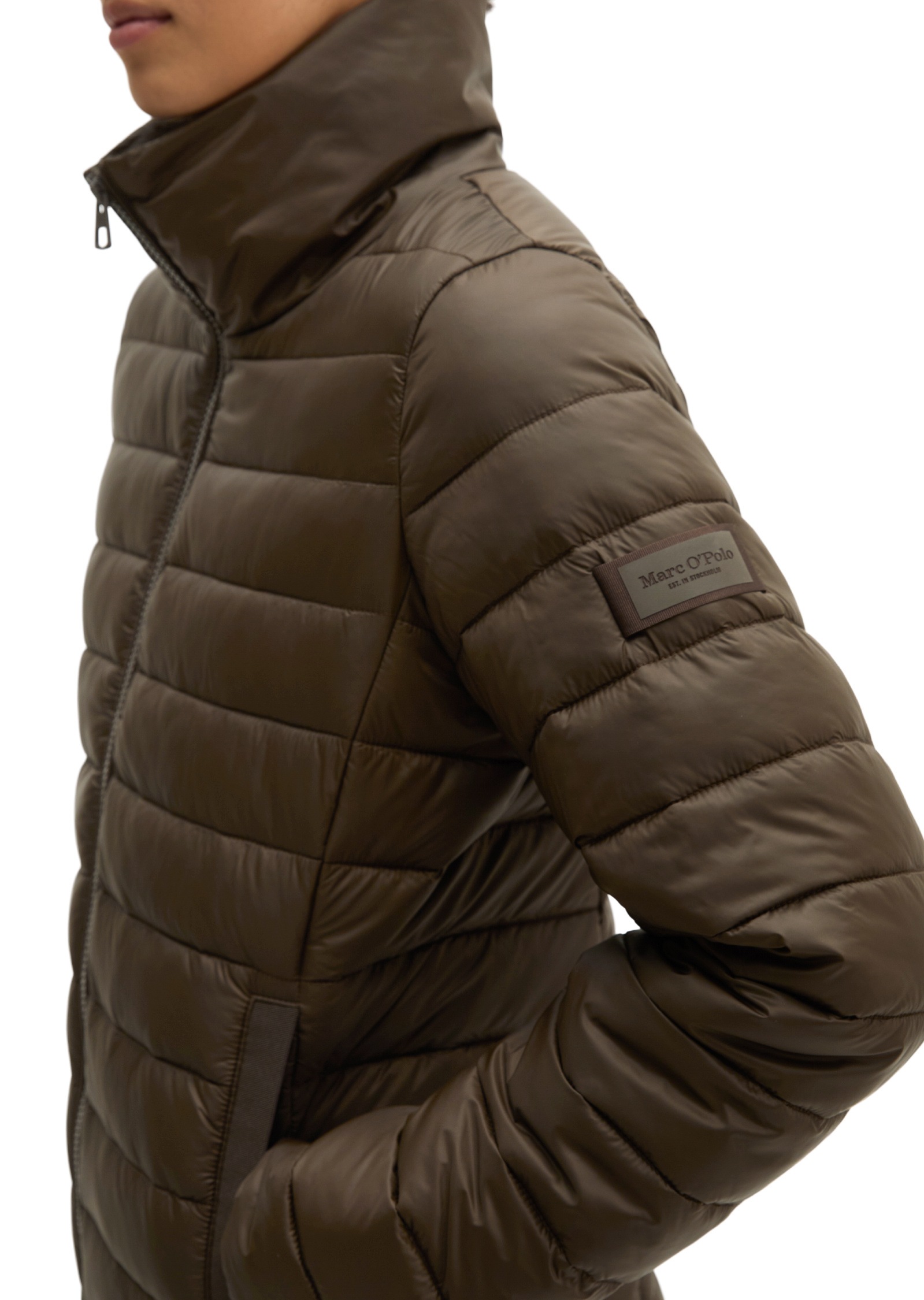 Marc O'Polo Outdoorjacke »mit recycelten Materialien« ohne Kapuze