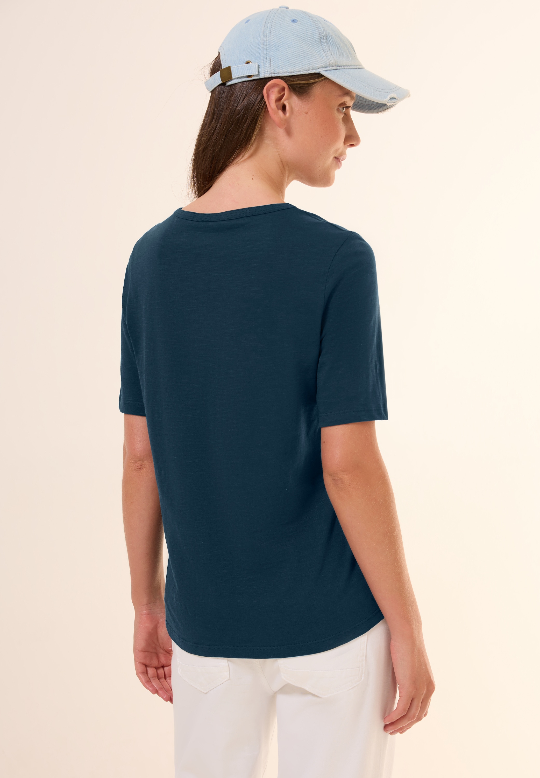 Cecil T-Shirt, aus reiner Baumwolle