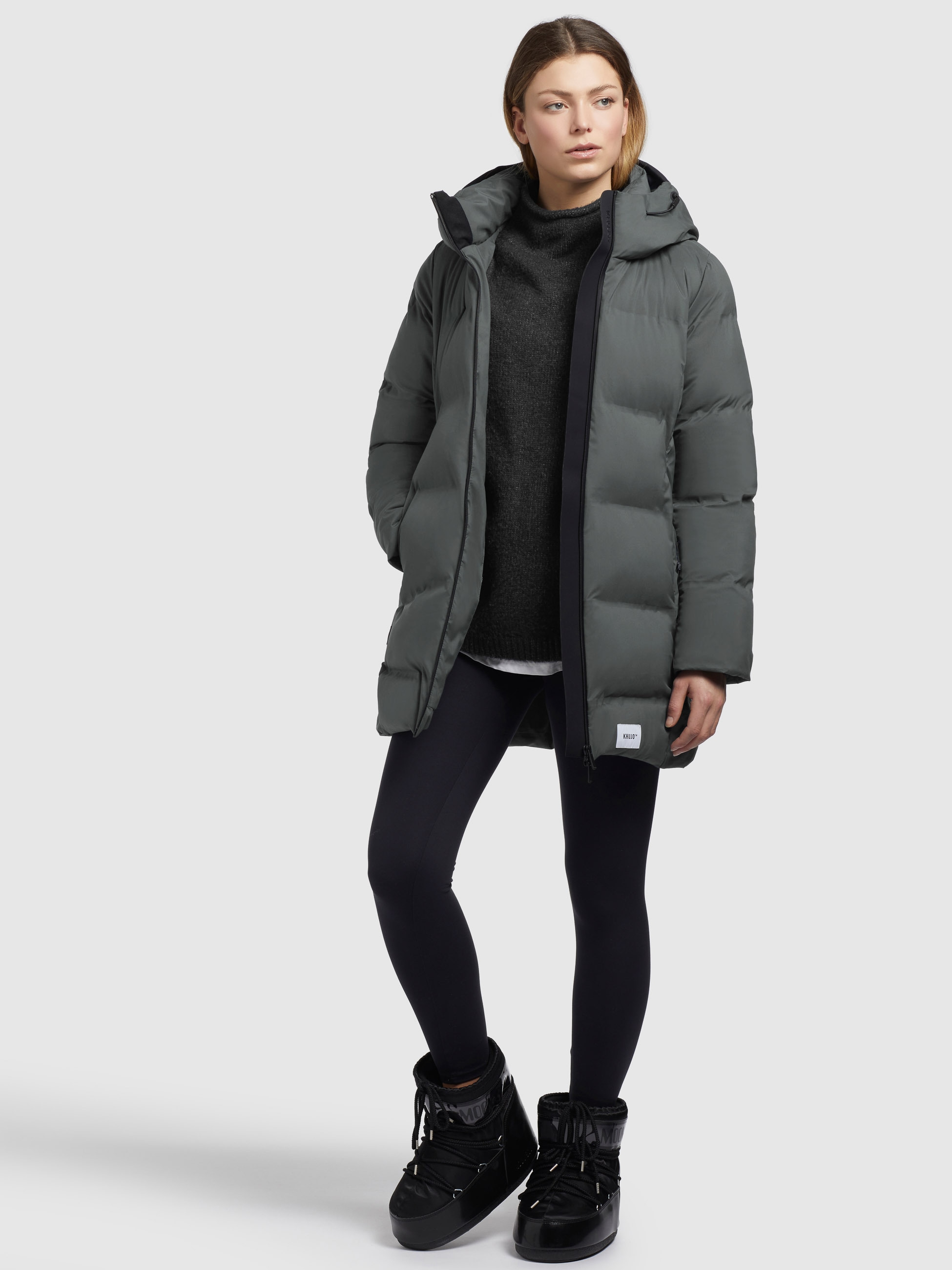khujo Steppjacke »TANARE2«, mit Kapuze