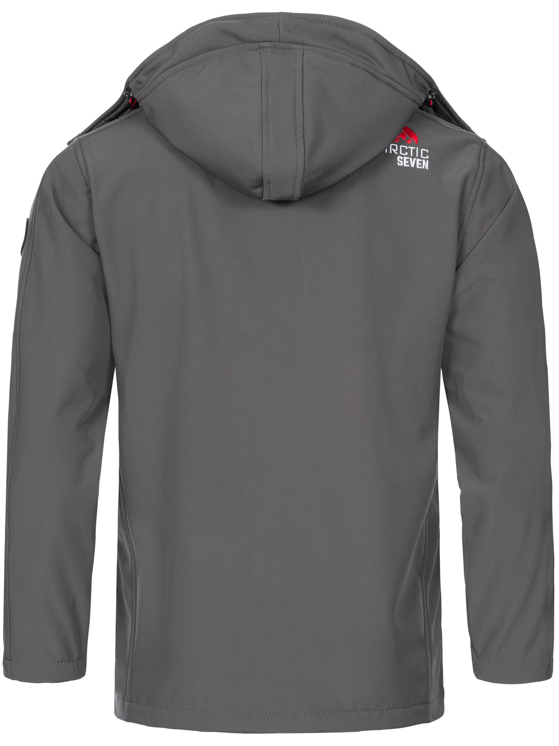 Arctic Seven Softshelljacke »ASAdventuraa«, sportliche Outdoorjacke mit abnehmbarer Kapuze