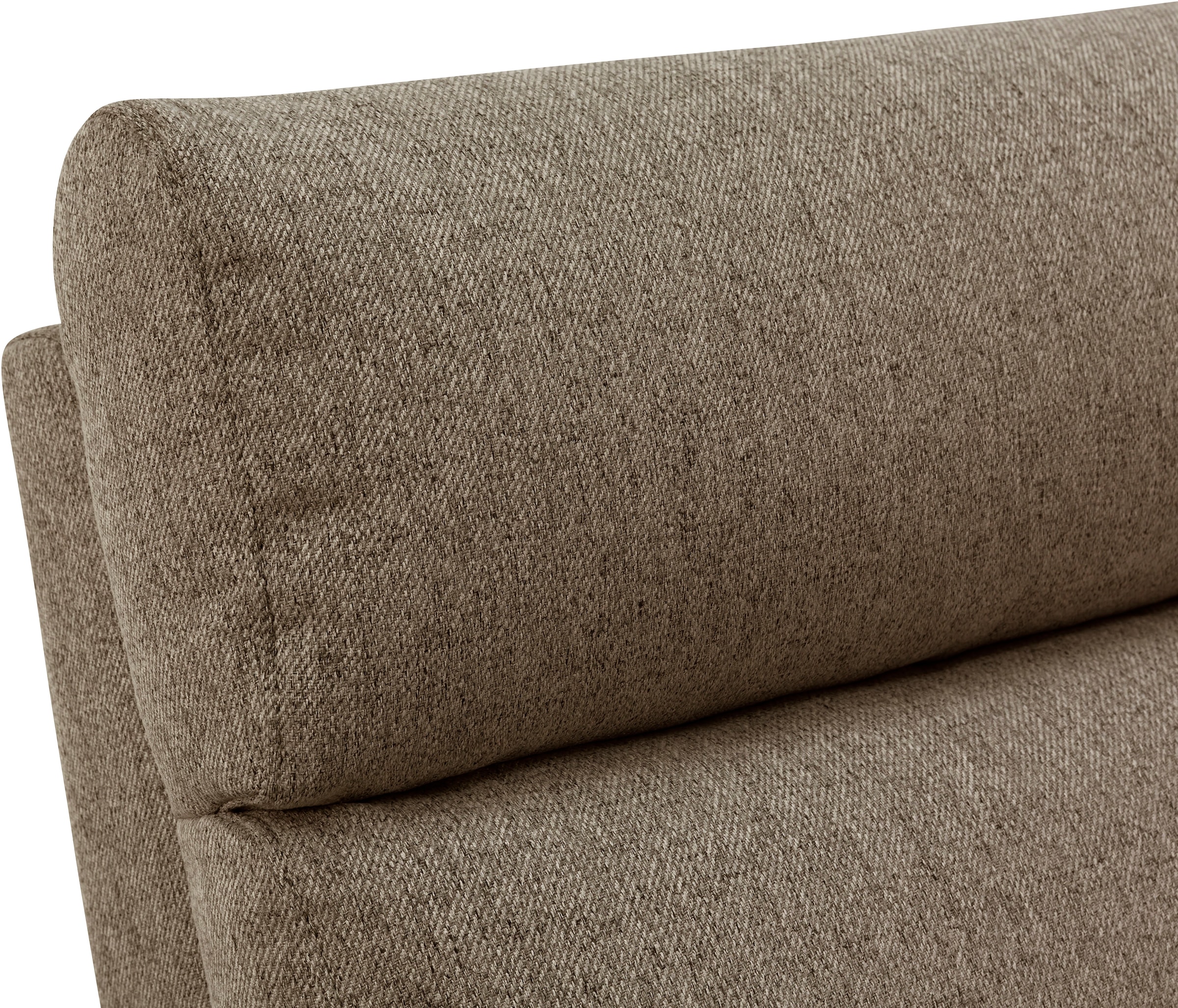 INOSIGN Ecksofa »JENNA, L-Form, 209cm, manuelle u. elektrische Funktion, mit USB A/C,«, Liegefunktion 105°-150°, Federkern, Struktur fein