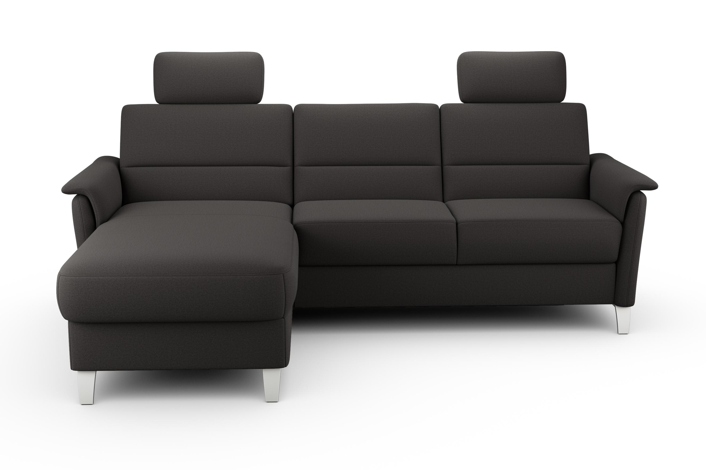 sit&more Ecksofa »Palmera L-Form«, Federkern, wahlweise mit Bettfunktion und mit/ohne Stauraum