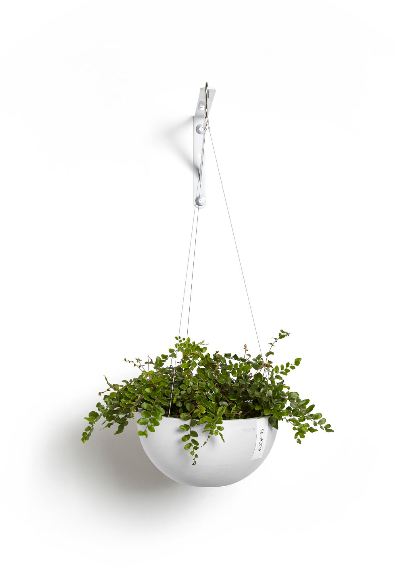 ECOPOTS Blumentopf »Brussels hängend 27 Weiß« für innen und außen: frostsicher, bruchsicher und lichtbeständig