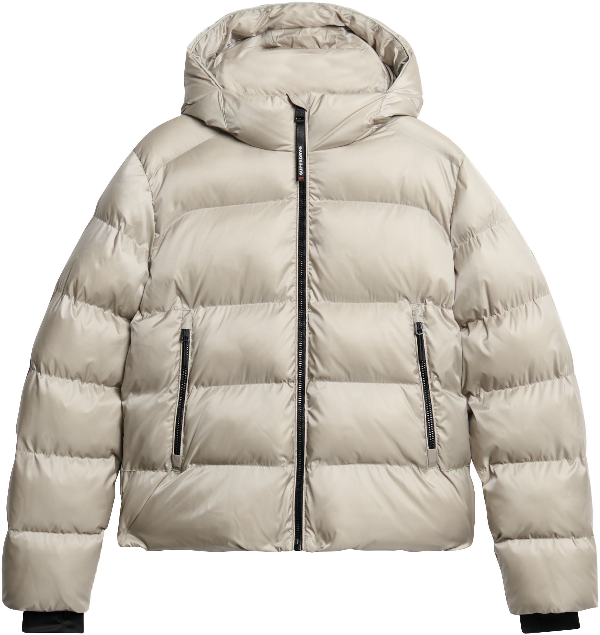 Superdry Steppjacke »HOODED LUXE SPORTS PUFFER«, mit Kapuze