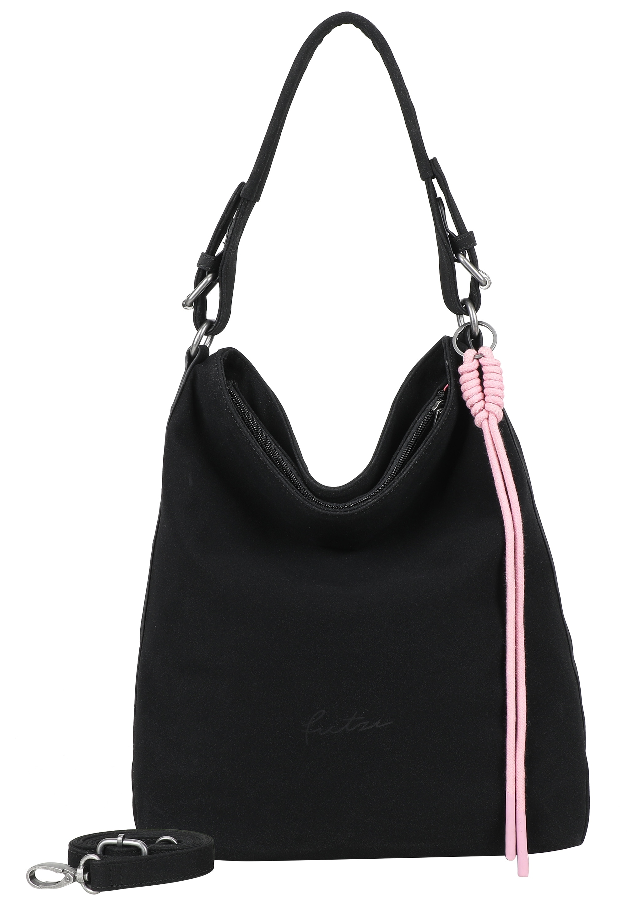Fritzi aus Preußen Schultertasche "Jacky Black", mit Reißverschluss günstig online kaufen