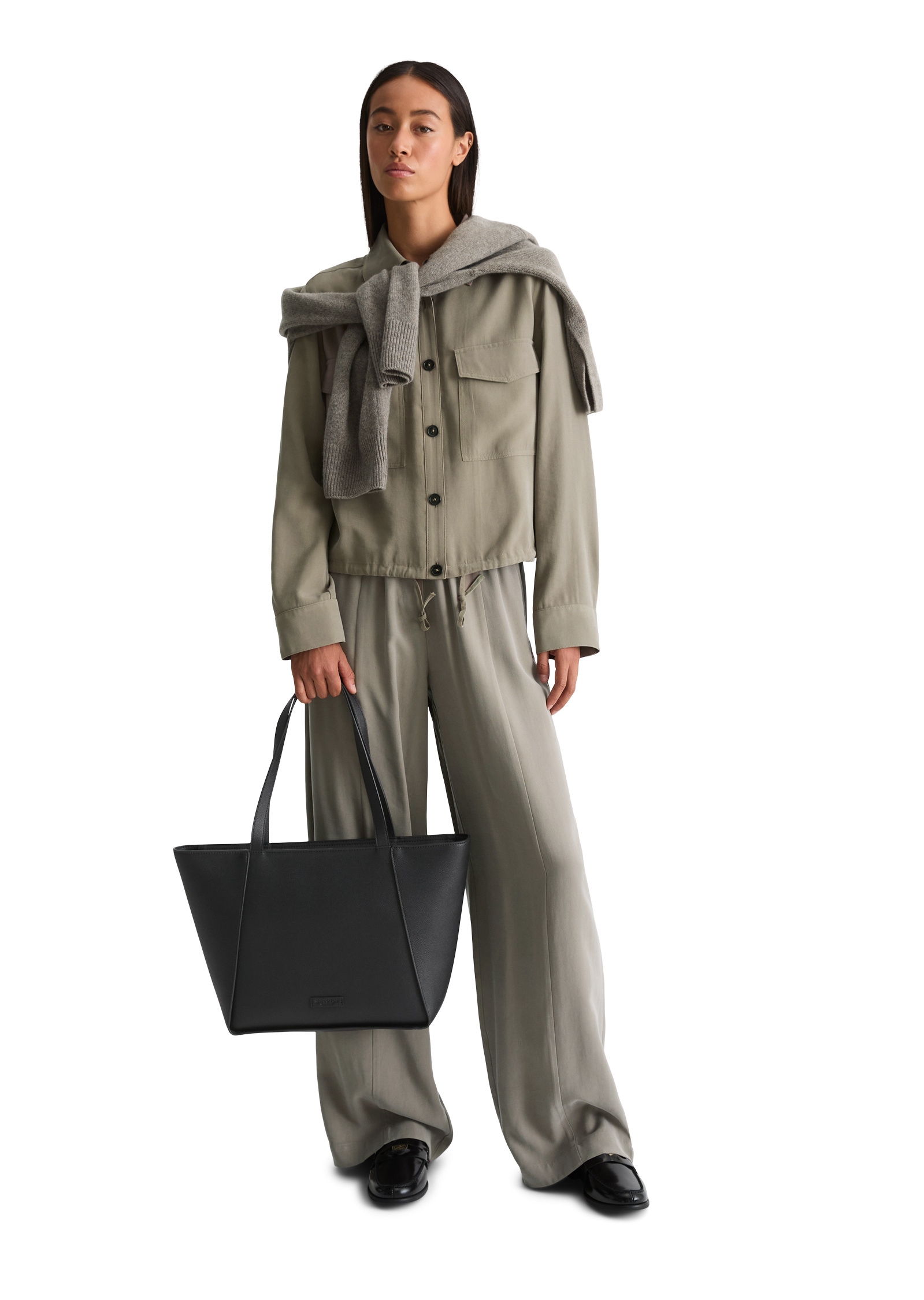 Marc O'Polo Shopper »aus einer Lederalternative aus recyceltem Polyester«