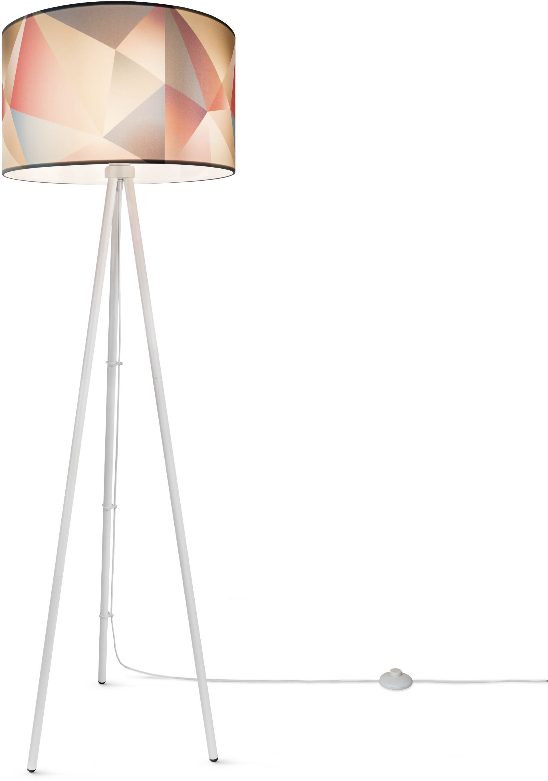 Paco Home Stehlampe »Kosy 309«, 1 flammig-flammig, LED Modern Wohnzimmer  Schlafzimmer, Pastellfarben Deko E27 | BAUR