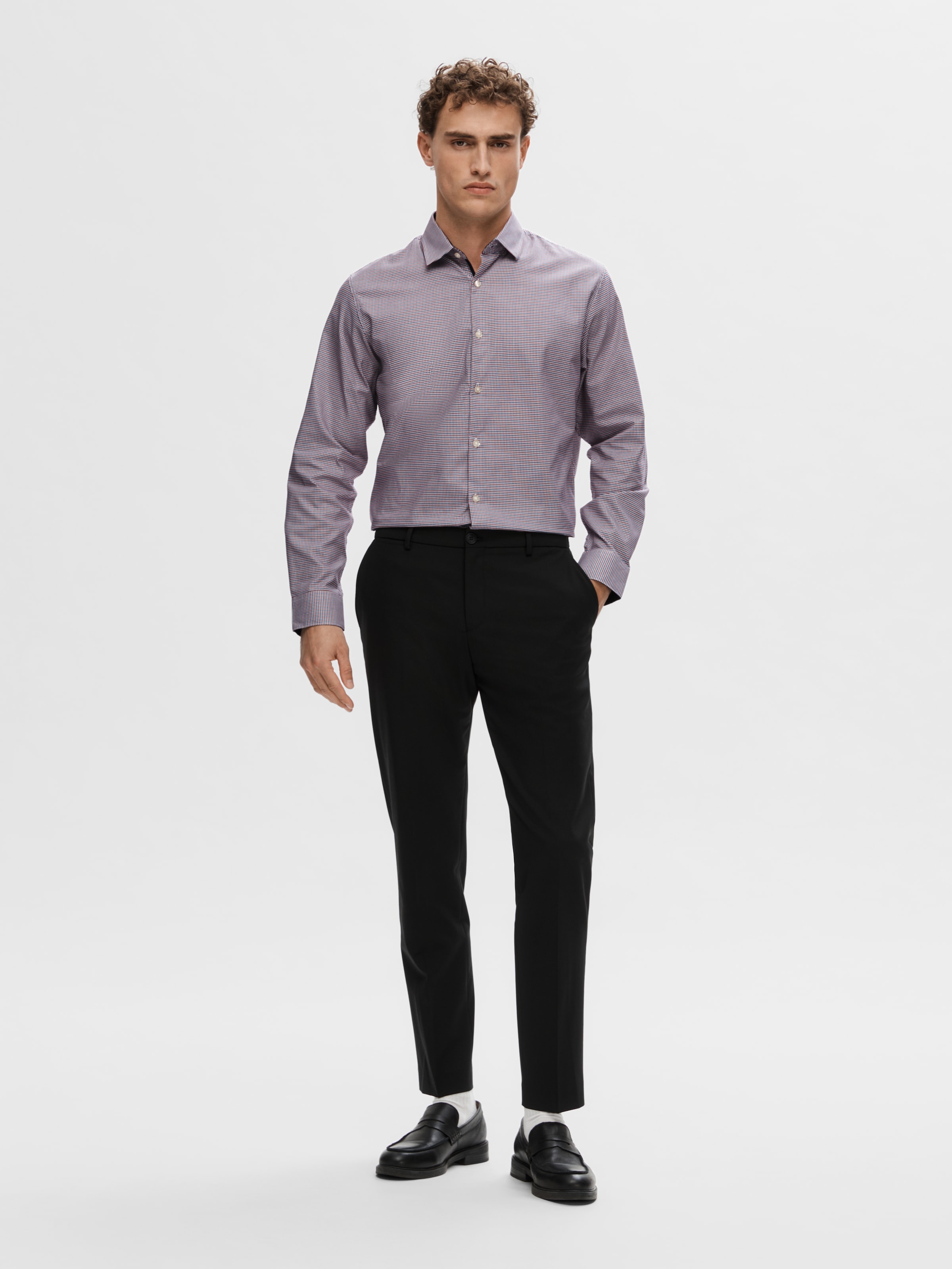 SELECTED HOMME Langarmhemd »SLHSLIMNEW-MARK SHIRT LS NOOS«
