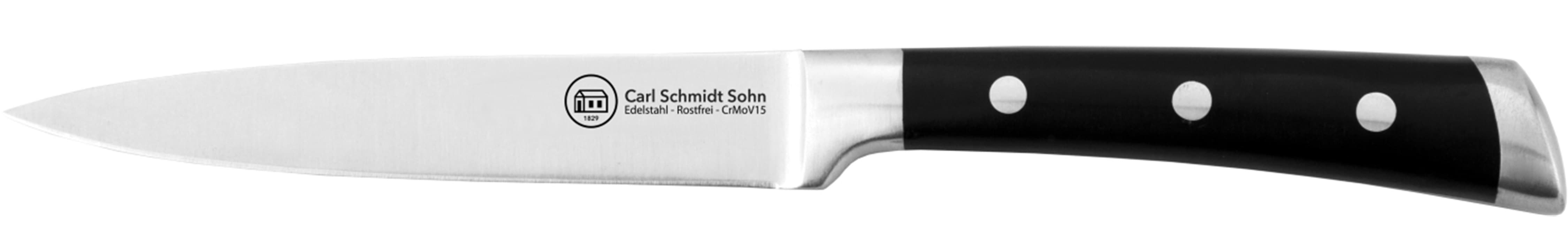 Carl Schmidt Sohn Universalküchenmesser "HERNE, 13 cm, Edelstahl rostfrei" mit ergonomischem Griff und Messerkropf