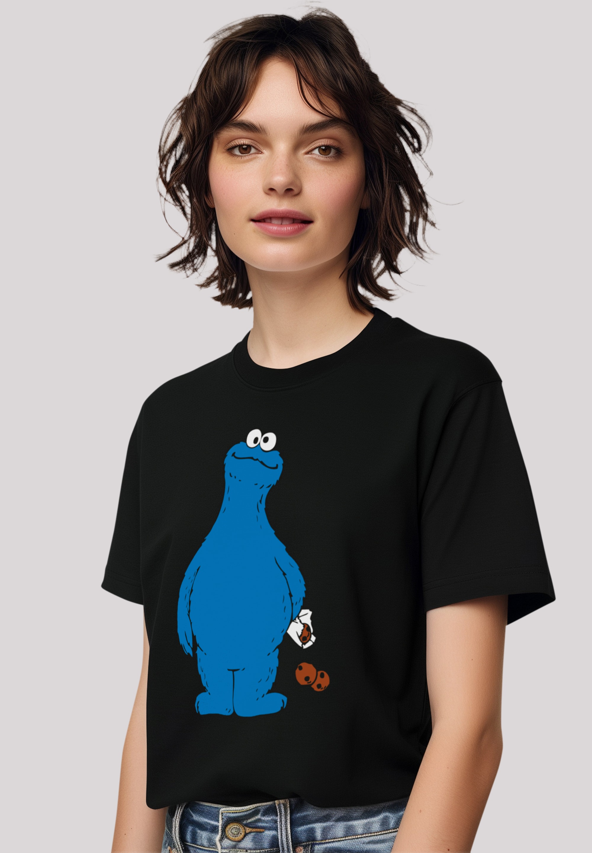 F4NT4STIC T-Shirt "Sesamstraße Cookie Thief", Premium Qualität günstig online kaufen