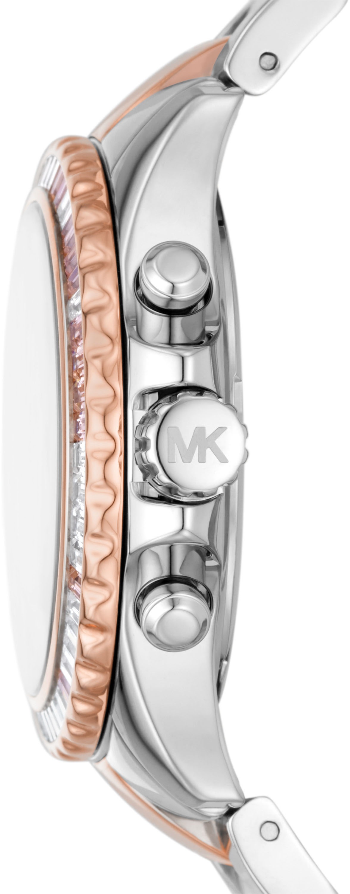 MICHAEL KORS Chronograph »EVEREST«, Quarzuhr, Armbanduhr, Damenuhr, Stoppfunktion, Edelstahlarmband