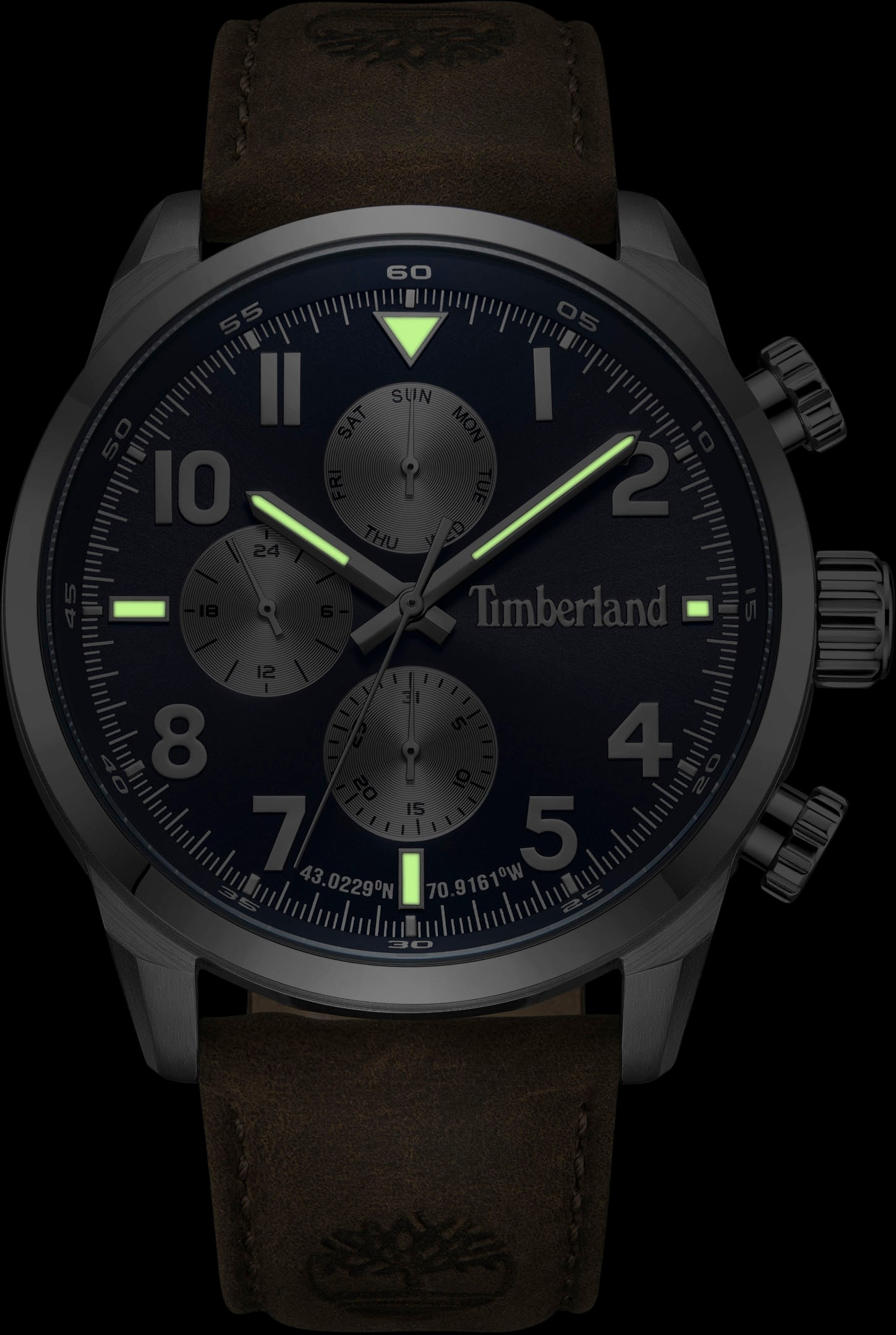 Timberland Multifunktionsuhr »HENNIKER II, TDWGF0009501«, Armbanduhr, Quarzuhr, Herrenuhr, Datum