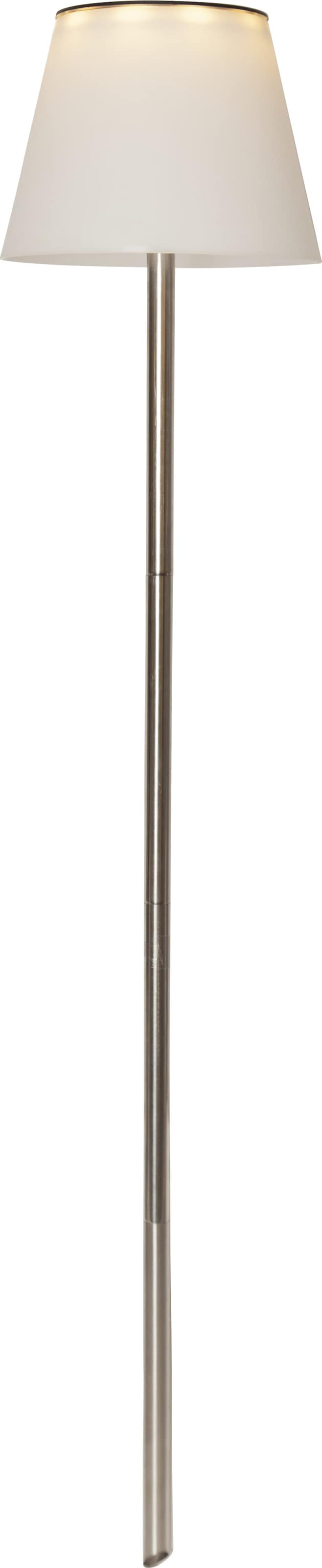 Parforce Traditional Hunting LED Solarleuchte »Solarlampe Solini« LED-Board 1 Stk. Warmweiß variable Höhe bis 90cm, weißer Schirm, 15lm, Dämmerungssensor