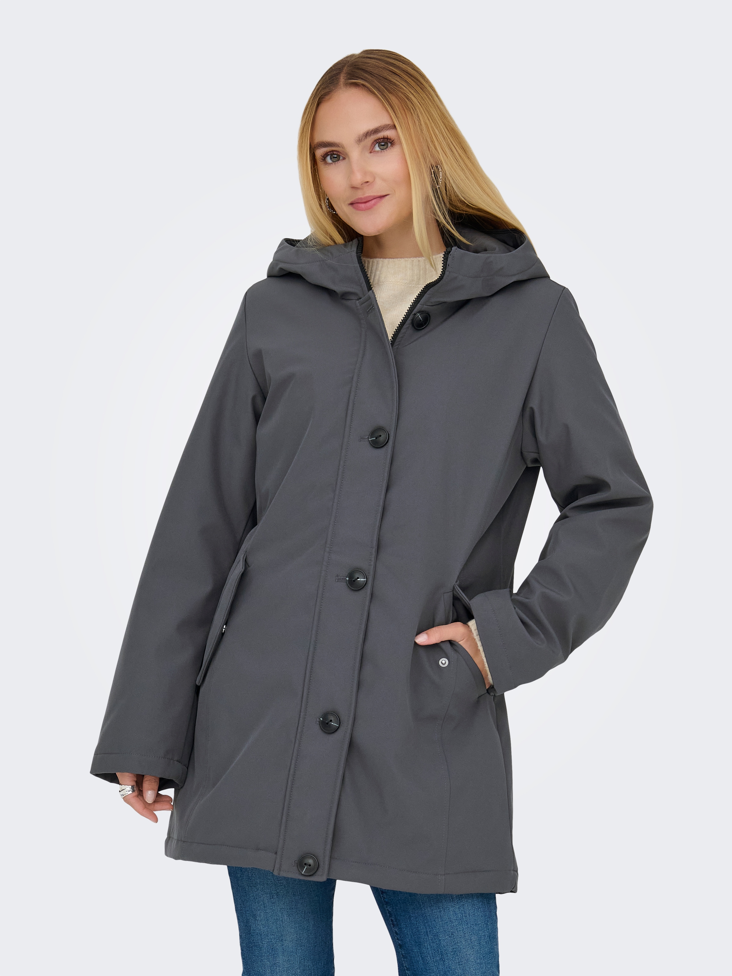 ONLY Parka "ONLOLIVIA LIFE PARKA COAT CS OTW" mit Kapuze günstig online kaufen
