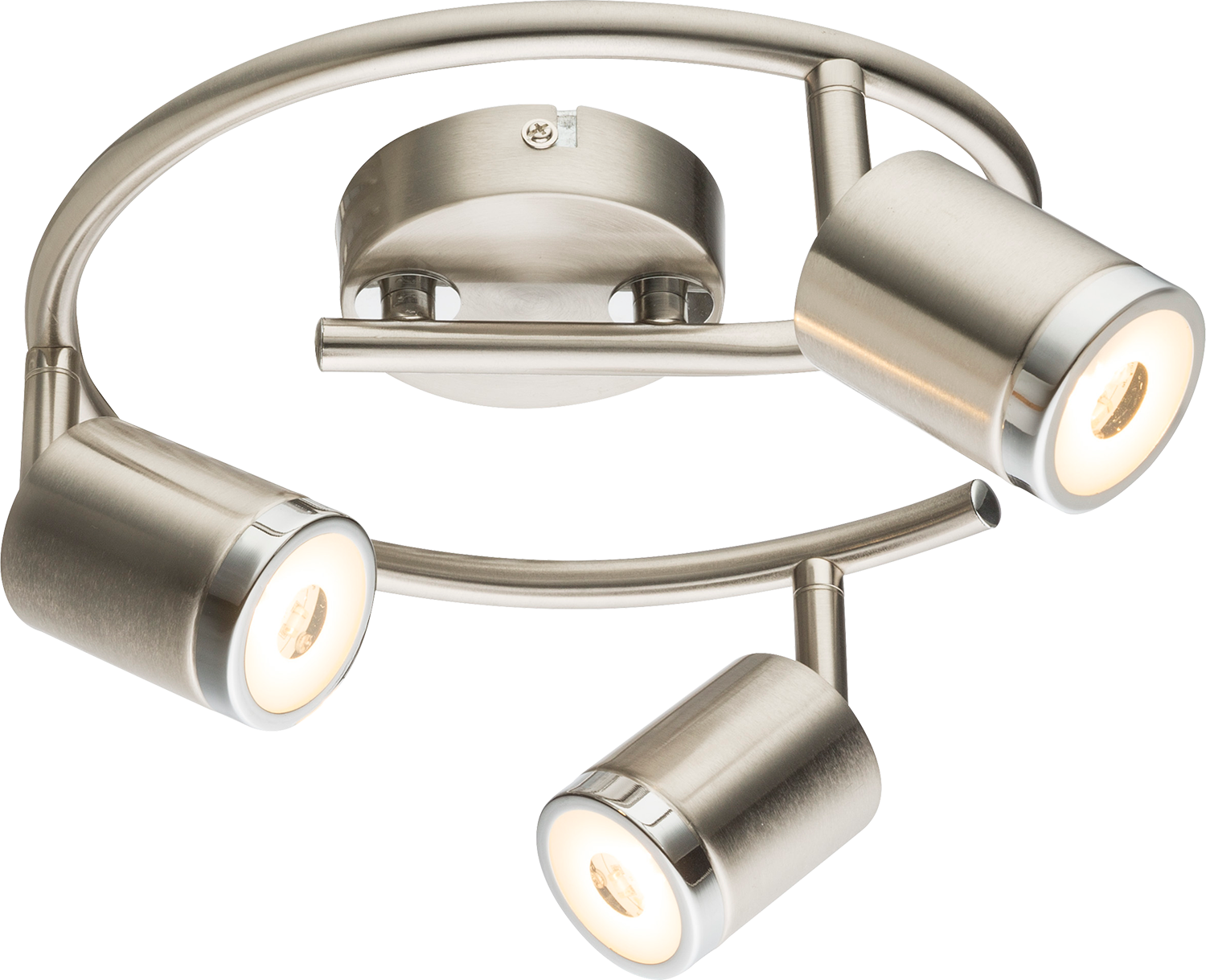 GLOBO LIGHTING LED Deckenstrahler »COMORE«, Leuchtmittel LED-Modul | LED fest integriert, Deckenspot/verchromt/Acryl satiniert/Flur/Wohnzimmer