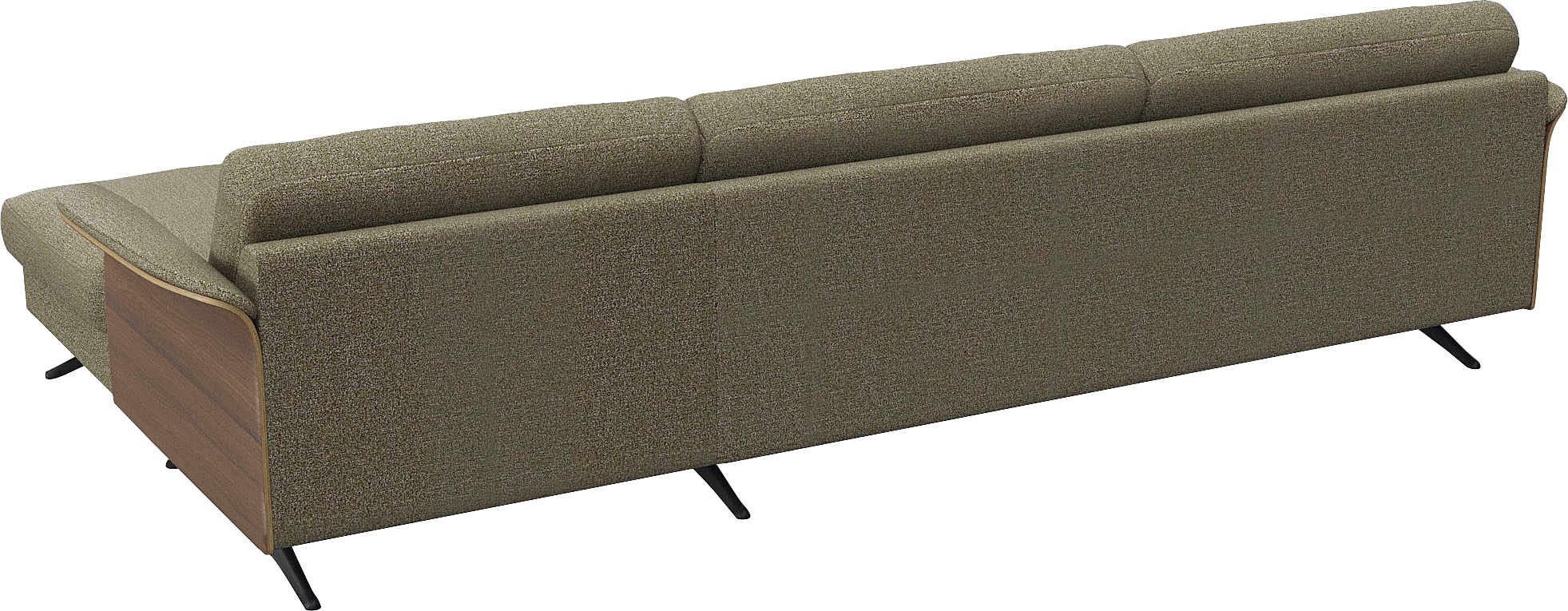 FLEXLUX Ecksofa »Glow, super bequem durch hochwertigem Sitzaufbau mit Federkern, L-Form«, Modernes skandinavisches Design