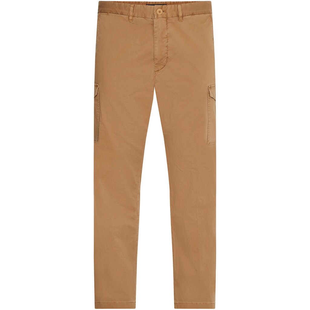 Tommy Hilfiger Cargohose »CHELSEA CARGO SATIN GMD«, mit 2 großen Cargotaschen