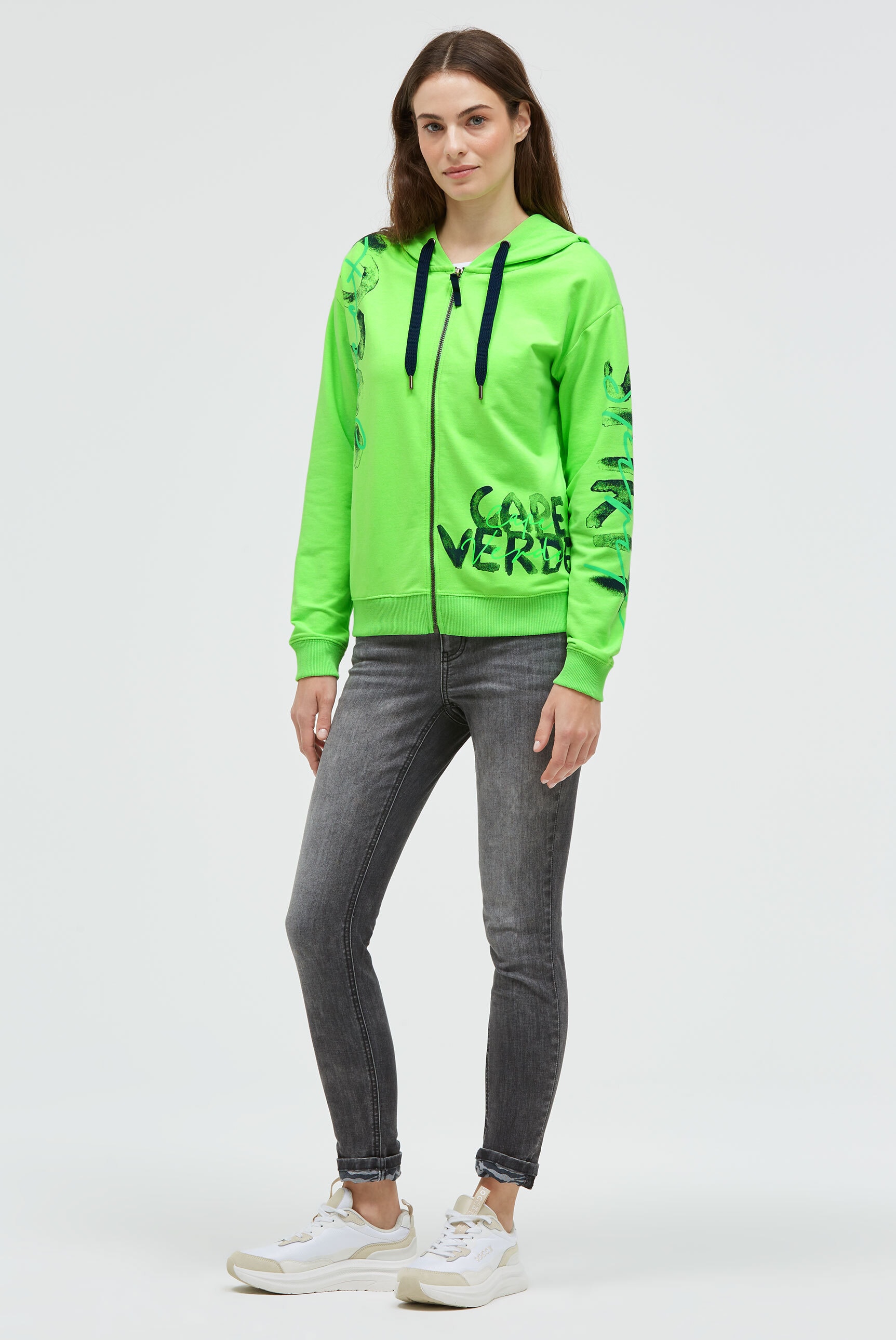 SOCCX Sweatjacke mit Baumwolle