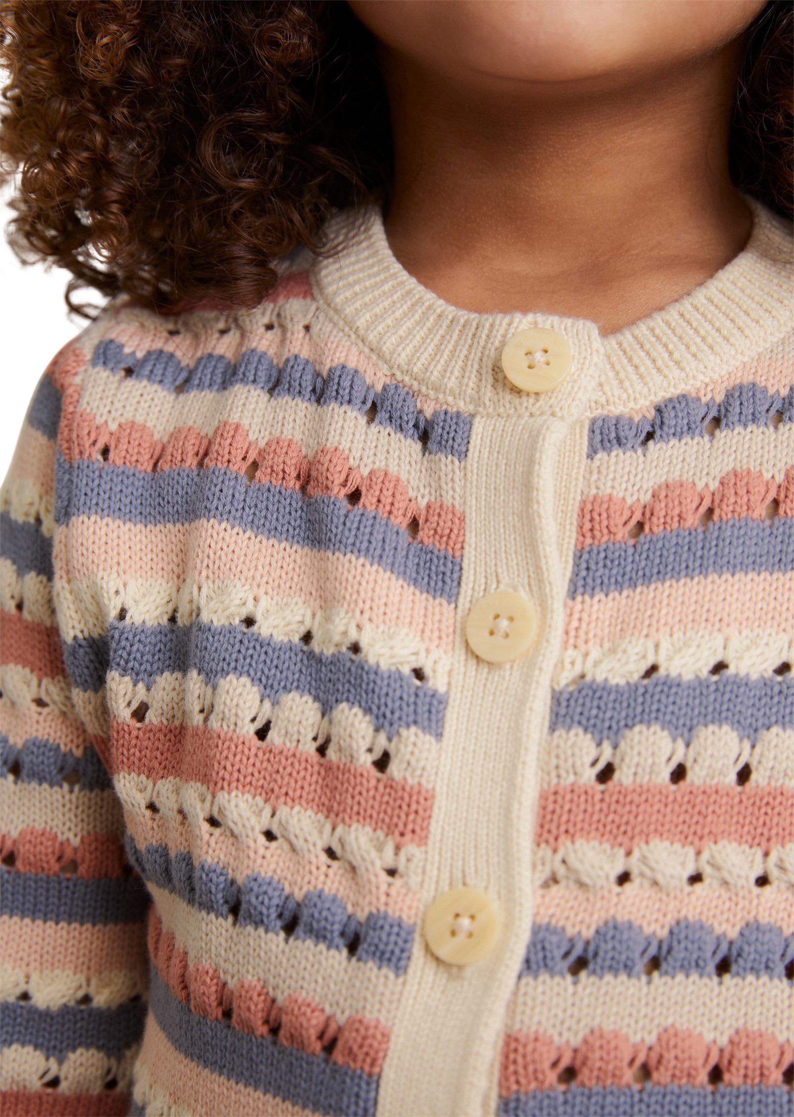 Marc O'Polo Cardigan »in Häkel-Optik«