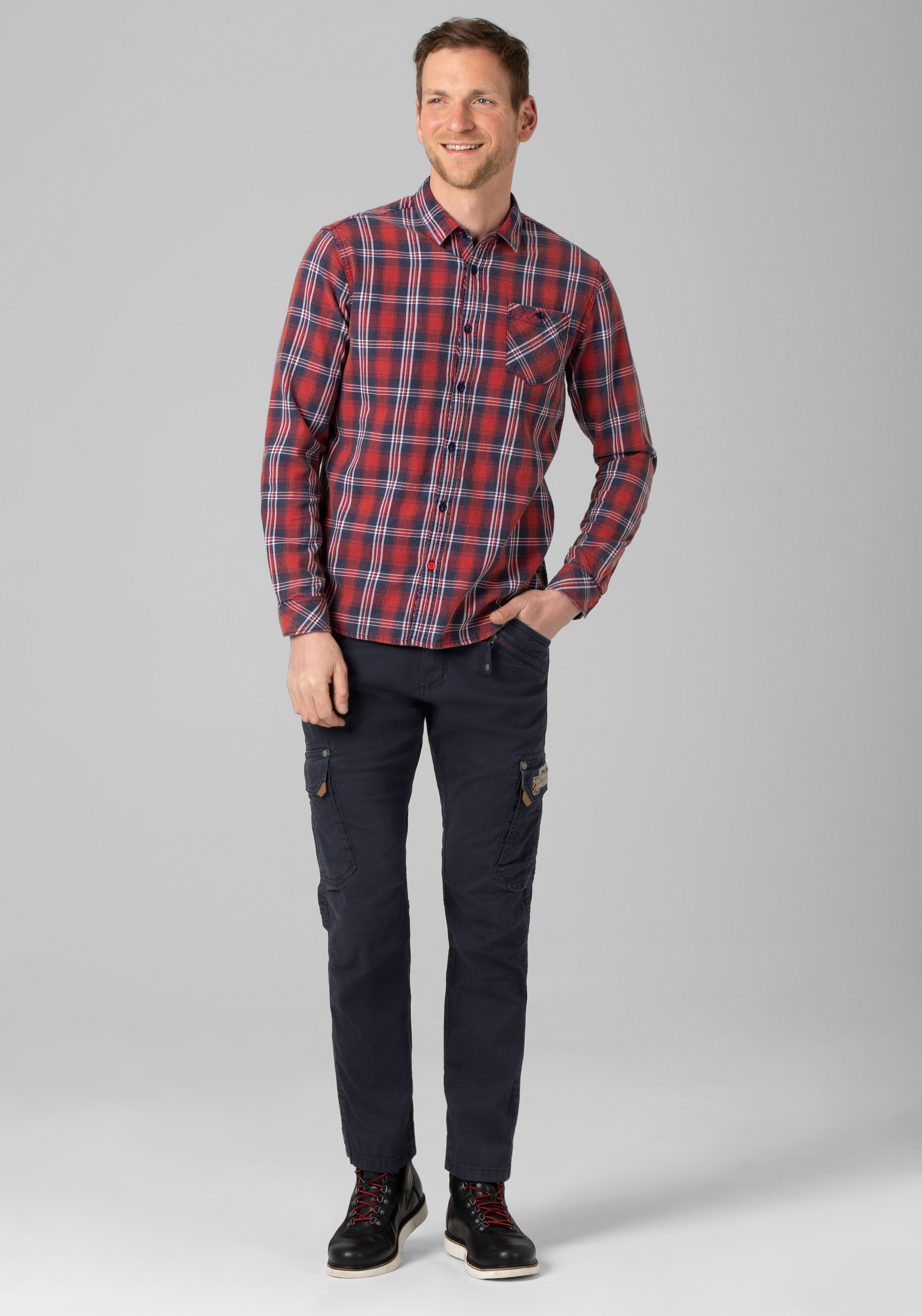 TIMEZONE Regular RogerTZ Cargo Trousers Blue 29/32 3