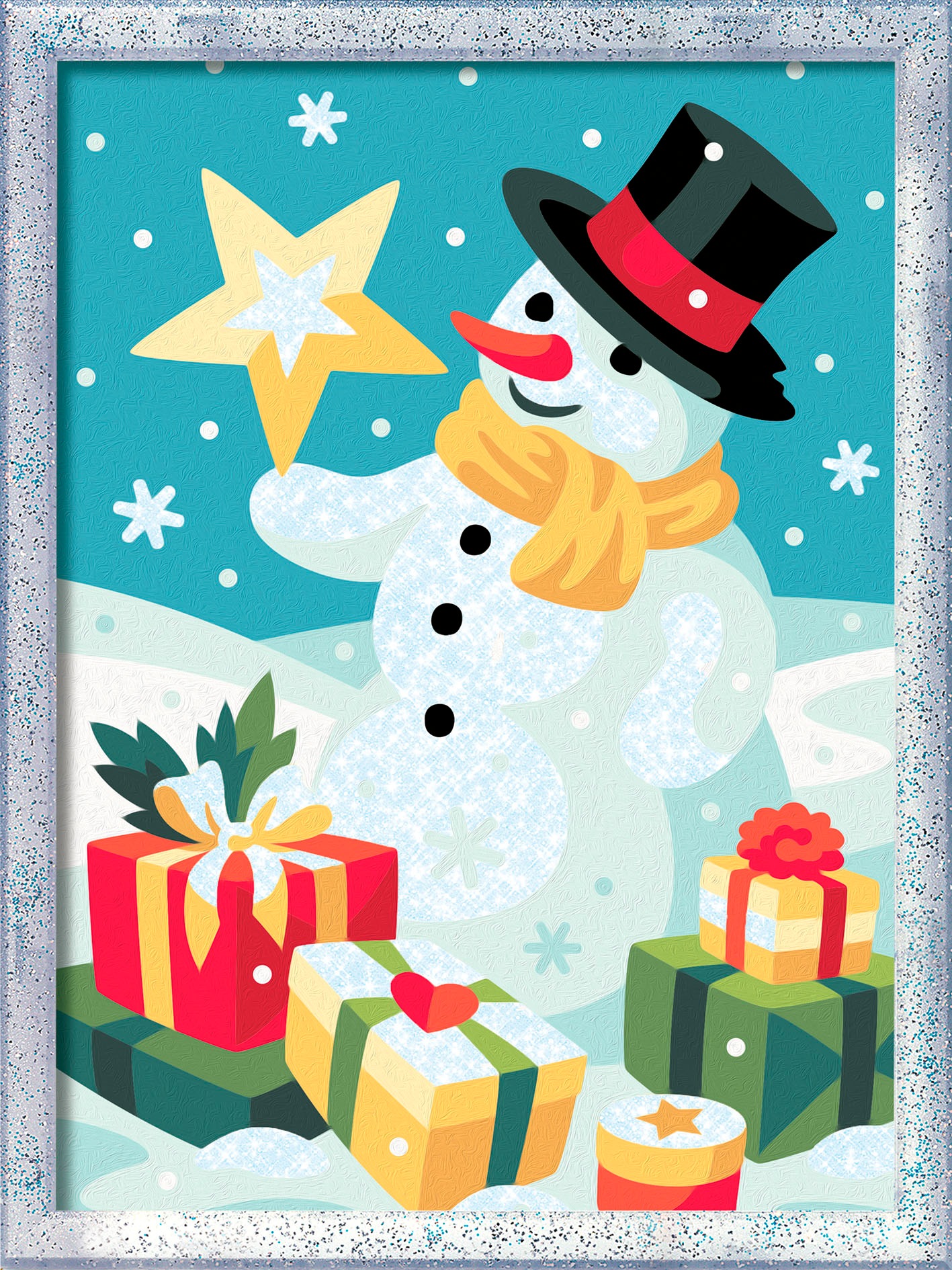 Ravensburger Malen nach Zahlen »CreArt, Bezaubernder Schneemann«, Made in Europe
