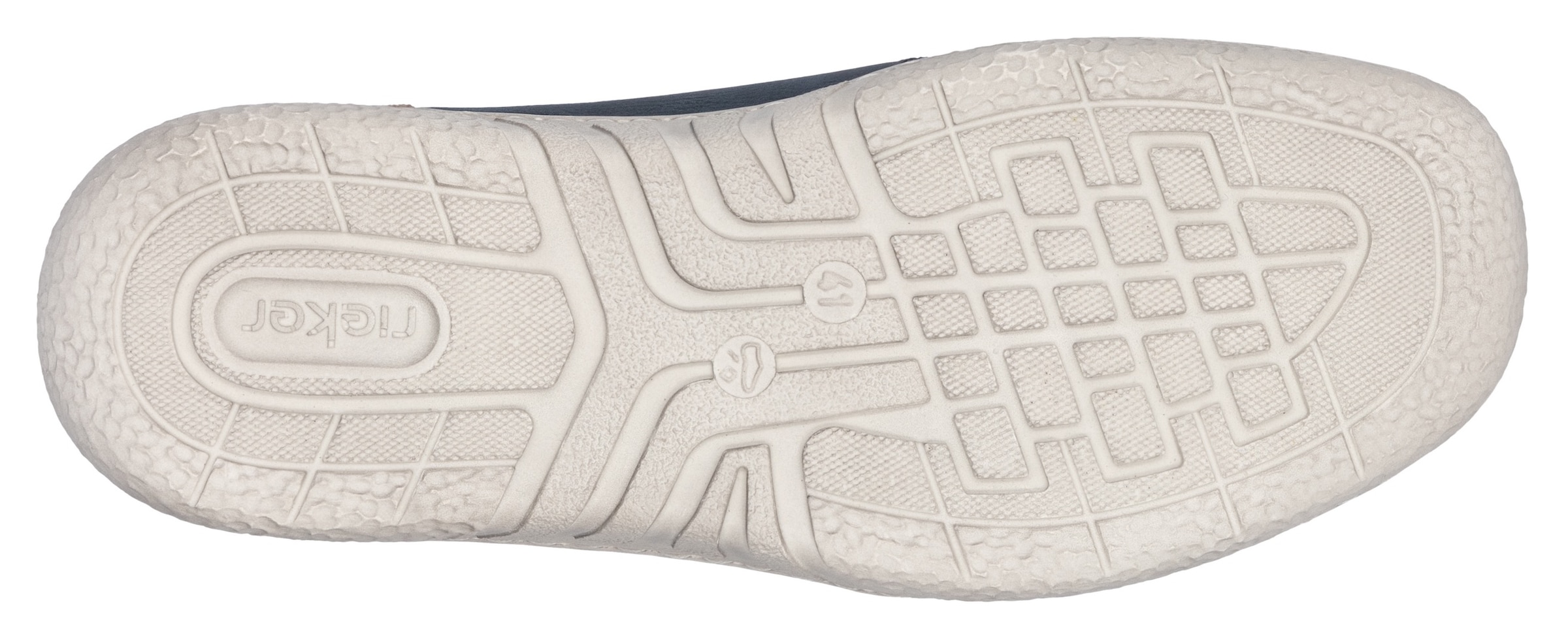 Rieker Slip-On Sneaker, Freizeitschuh, Halbschuh, Sneaker mit Gummizug, zum Schlupfen