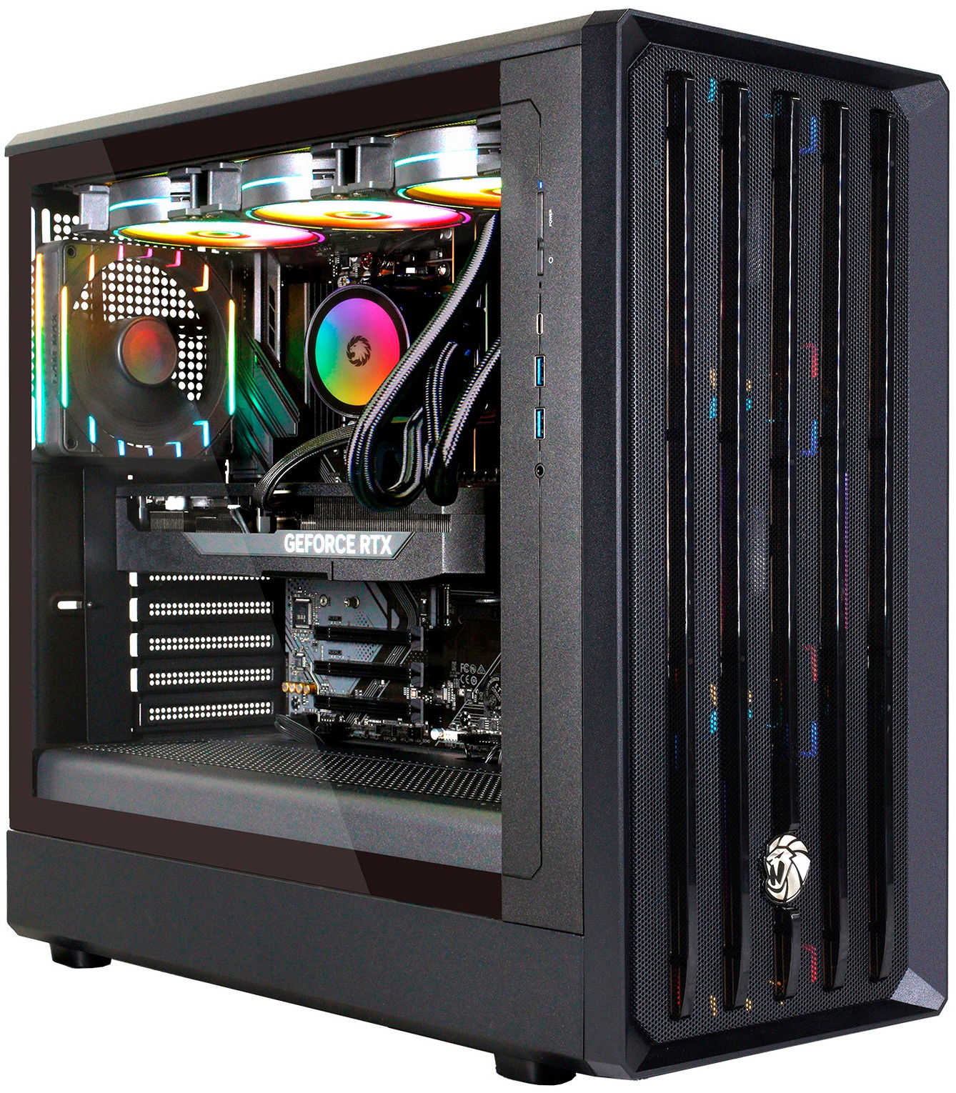GAMEMAX Gaming-PC-Komplettsystem »GigaDeal CLAW BK 2799 AMD Ryzen 5 7500F 32GB DDR5 1TB SSD RTX 5060Ti« 32 ″ AMD Ryzen 5 GeForce RTX™ 5060 Ti 32 GB RAM 1.000 GB SSD Windows 11, DDR5 RAM + Gigabyte GS32QCA LED-Monitor Curved, 80 cm 32"