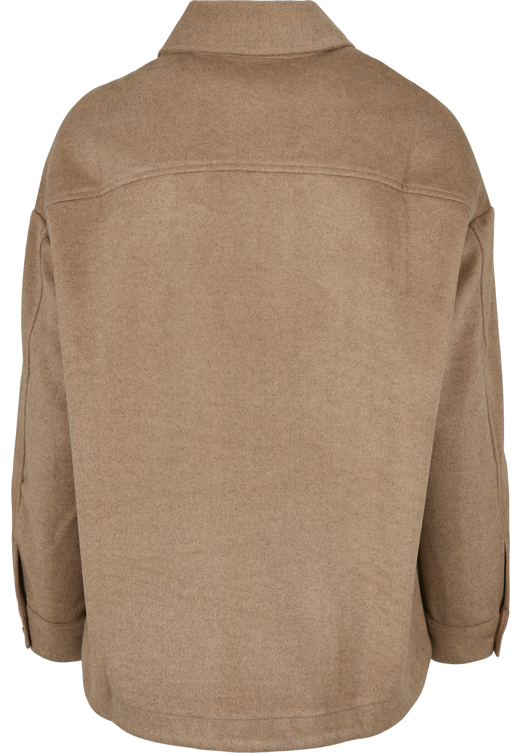 URBAN CLASSICS Kurzarmshirt »Urban Classics Damen Ladies Classic Overshirt« 1