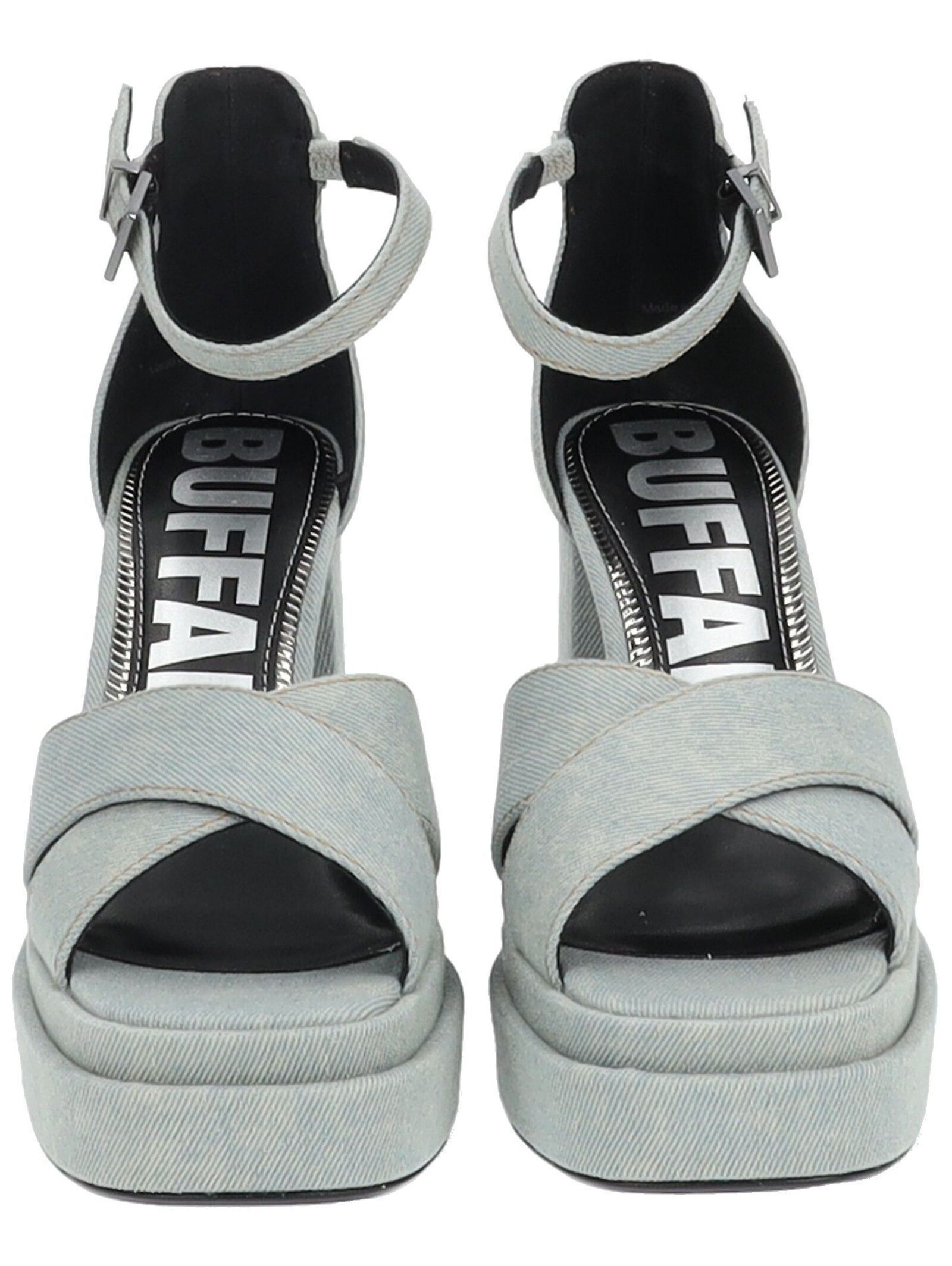Thumbnail - Buffalo High-Heel-Sandalette "Buffalo Sandalen Textil"