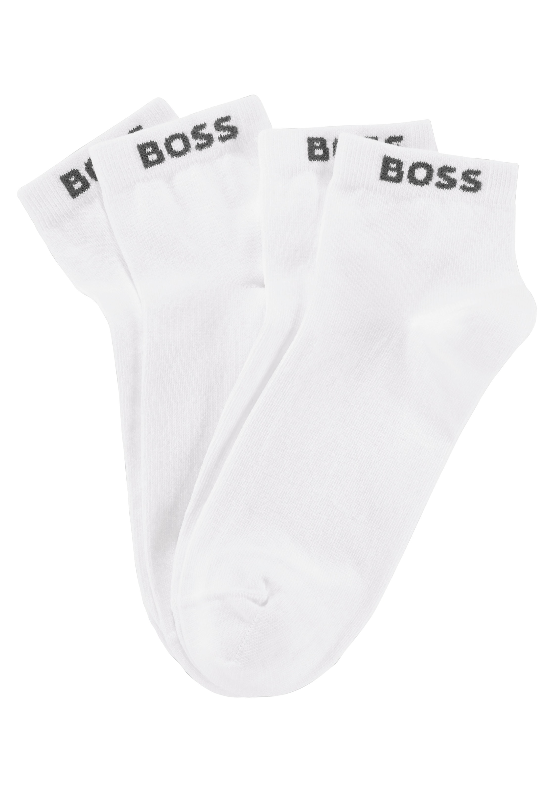 BOSS Sneakersocken Set, 2 Stk. tlg. mit eingenähtem Markenschriftzug günstig online kaufen