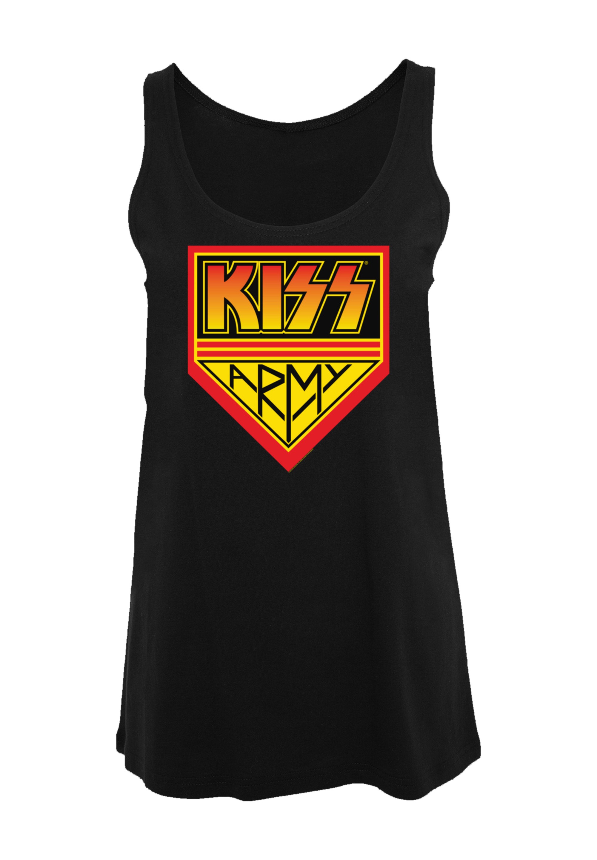 F4NT4STIC T-Shirt »Kiss Rock Band Army Logo«, Premium Qualität, Musik, By Rock Off
