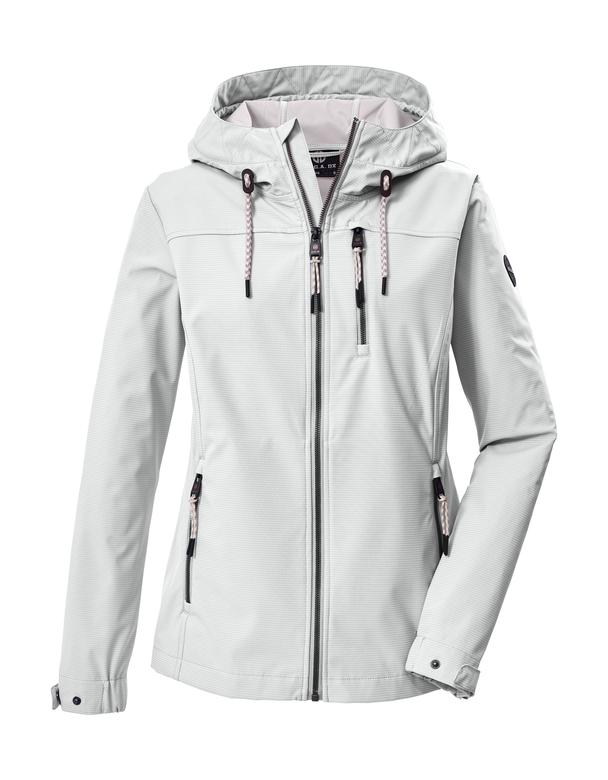 G.I.G.A. DX by killtec Softshelljacke "GS 111 WMN SFTSHLL JCKT" Atmungsaktive, wasserabweisende Damenjacke mit verstellbarer Kapuze