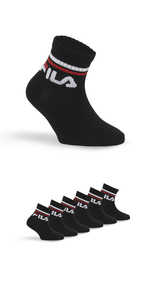 Fila Kurzsocken "JUNIOR UNISEX QUARTER PLAIN SOCKS" 6 Stk. tlg. mit eingest günstig online kaufen