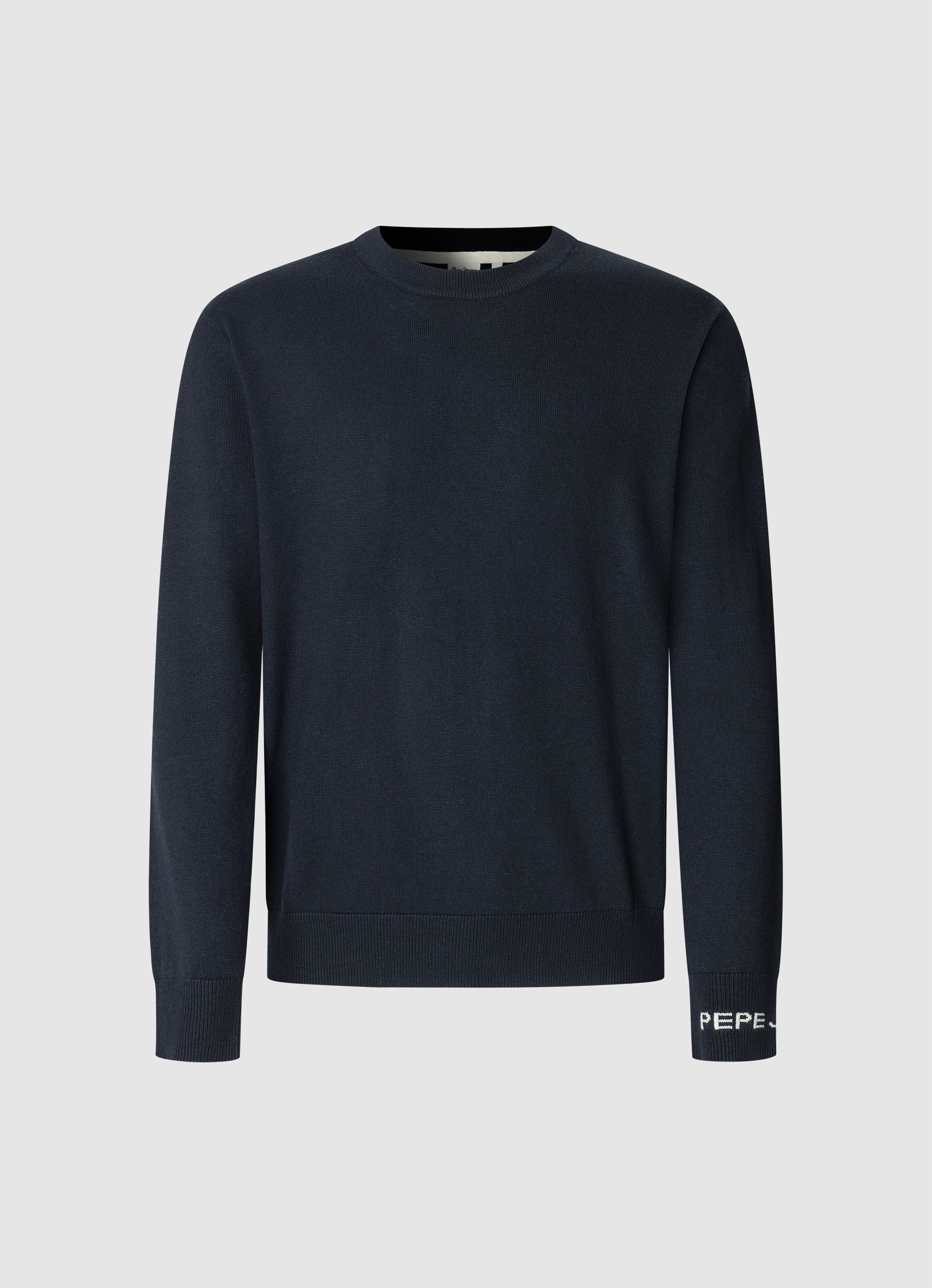 Pepe Jeans Strickpullover "ANDRE CREW NECK", mit Rundhals, Logo-Jacquard günstig online kaufen