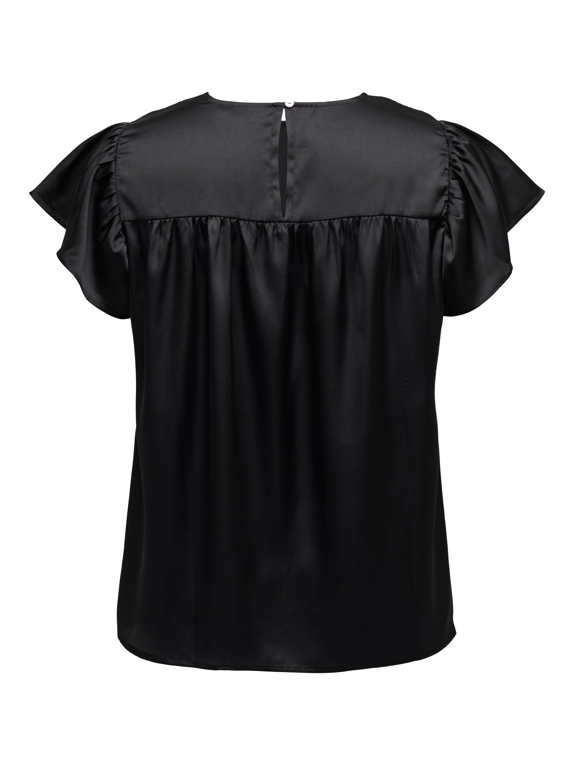 ONLY CARMAKOMA Shirtbluse "CARHANNABELL SS TOP WVN BF" günstig online kaufen