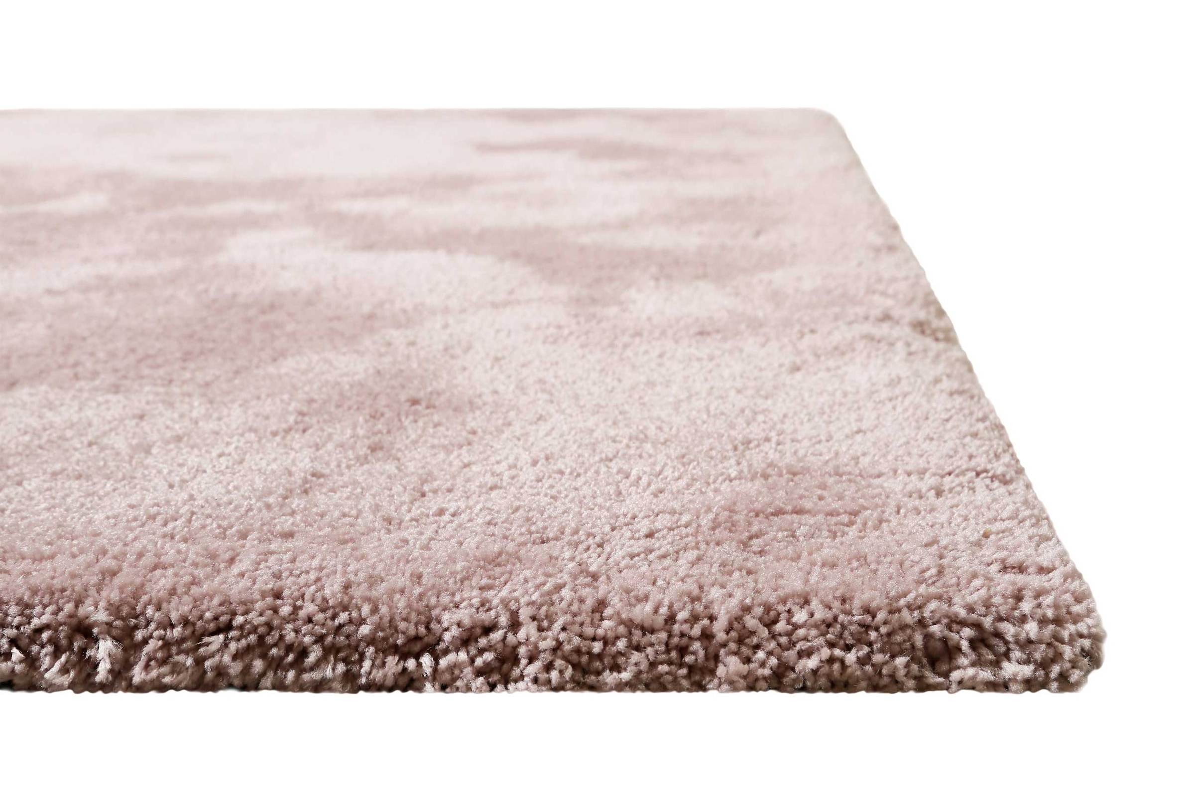 Homie Living Teppich »Pisa«, rund, 25 mm Höhe, Hochflor, Microfaser, uni, weich, Shaggy, Wohnzimmer, Schlafzimmer