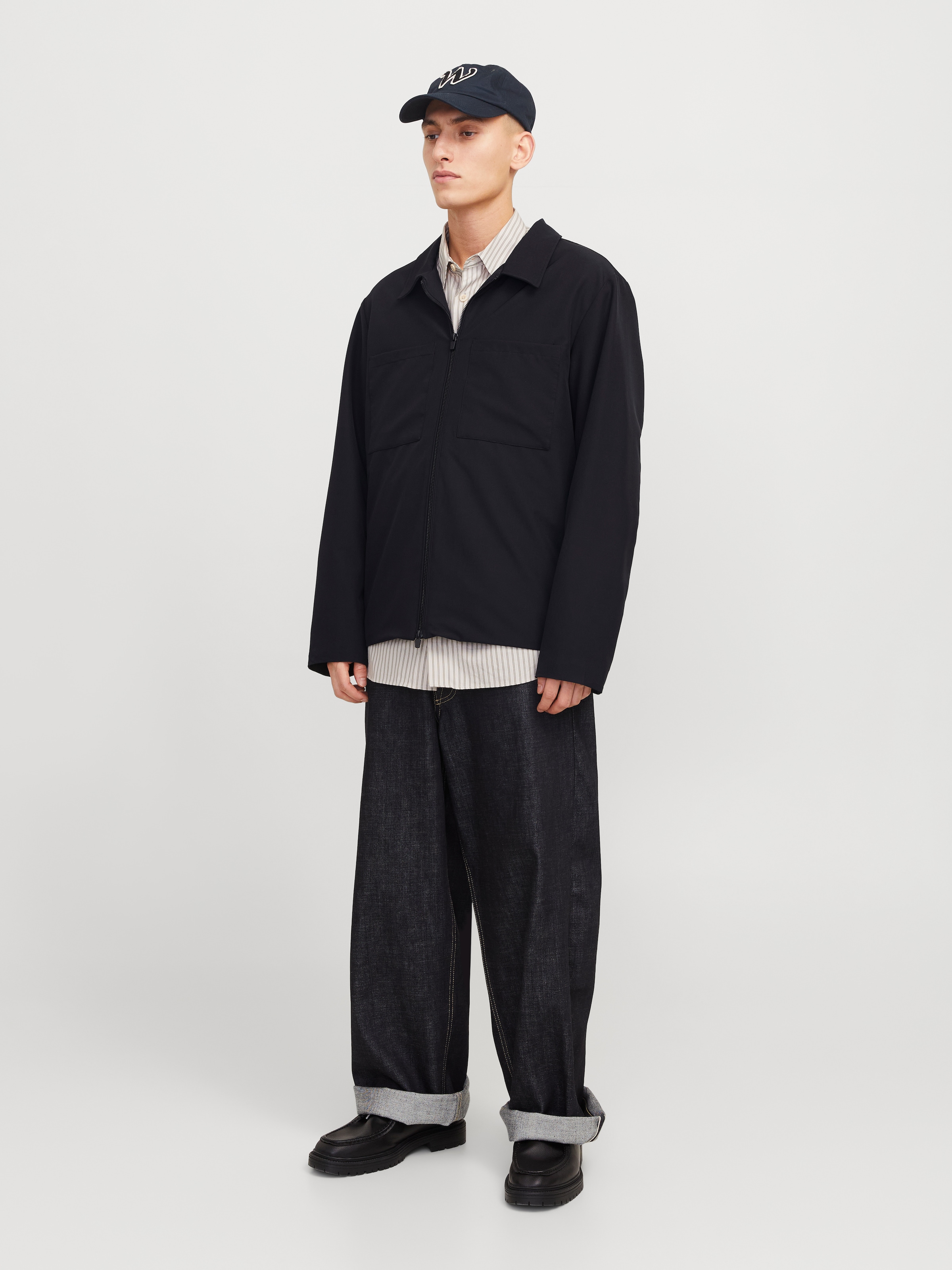 Jack & Jones Hemdjacke »JJEPERFECT SHACKET SN«, ohne Kapuze, mit Brusttaschen