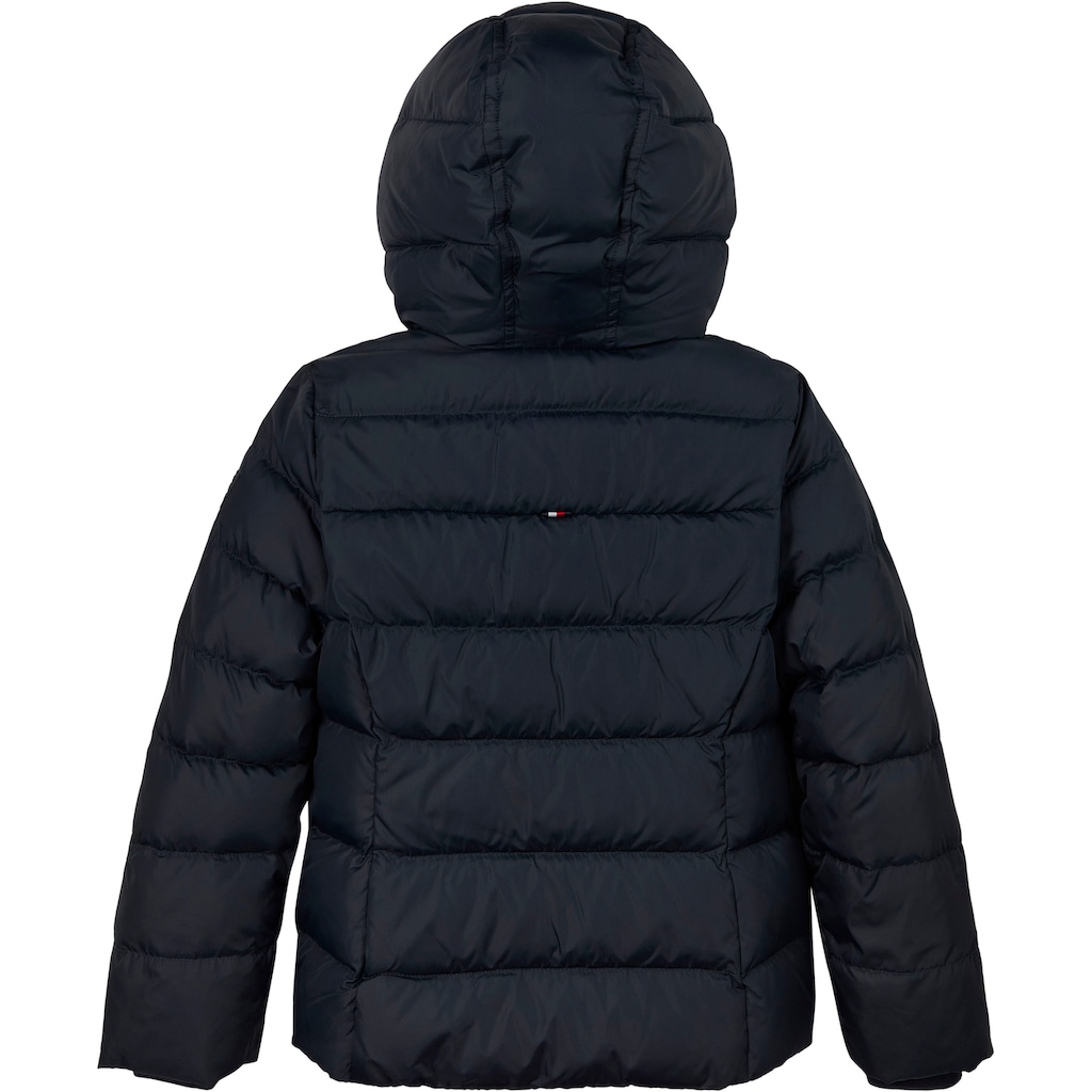 Tommy Hilfiger Daunenjacke »ESSENTIAL DOWN FUR HOOD JACKET«, mit Kapuze