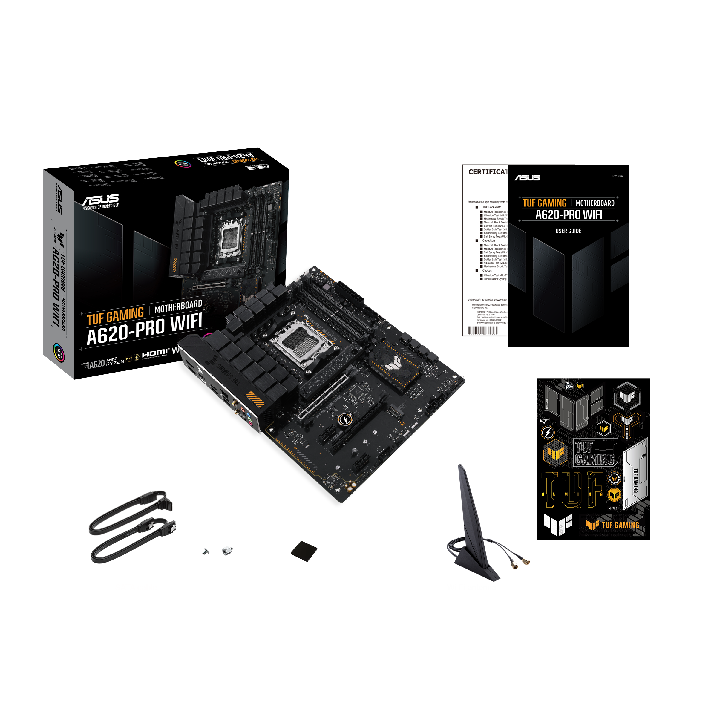 Asus Mainboard »TUF GAMING A620-PRO WIFI«