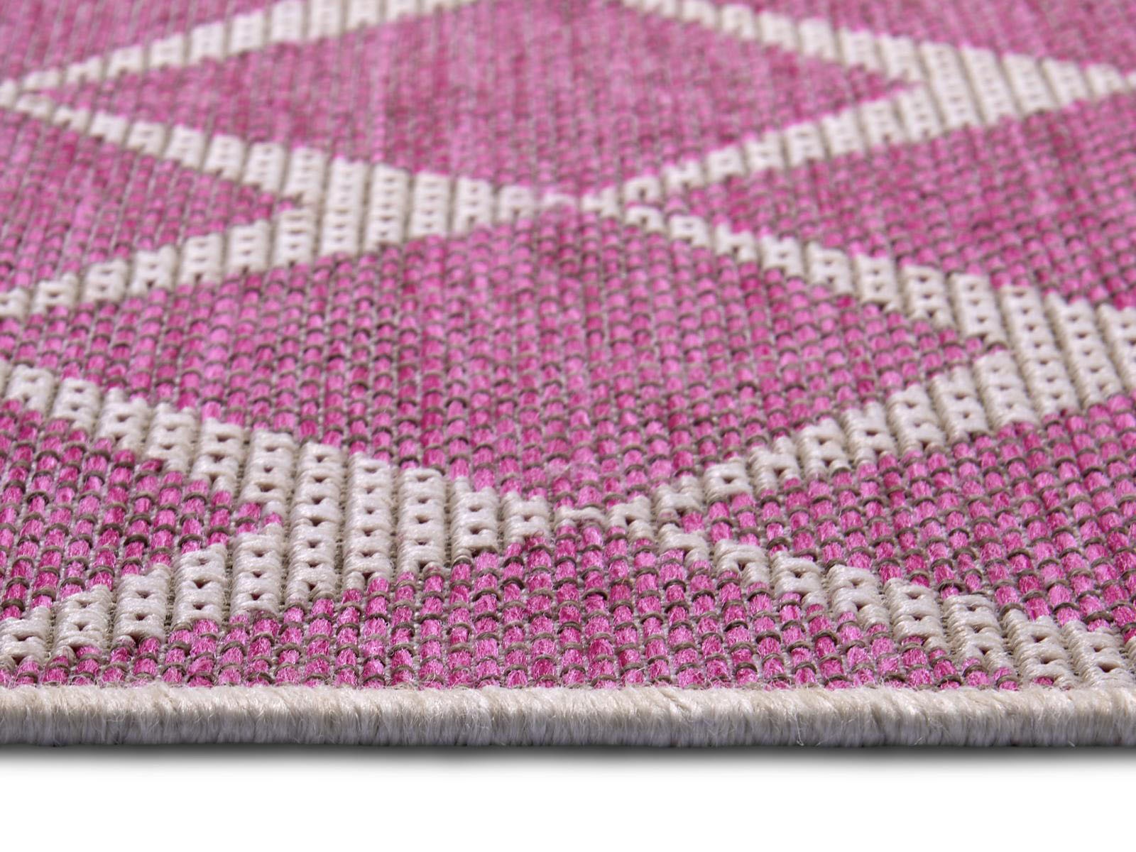 NORTHRUGS Teppich »Escala«, rechteckig, 4 mm Höhe, Flachgewebe Fischgrät Design, gekettelt, Robust, Pflegeleicht
