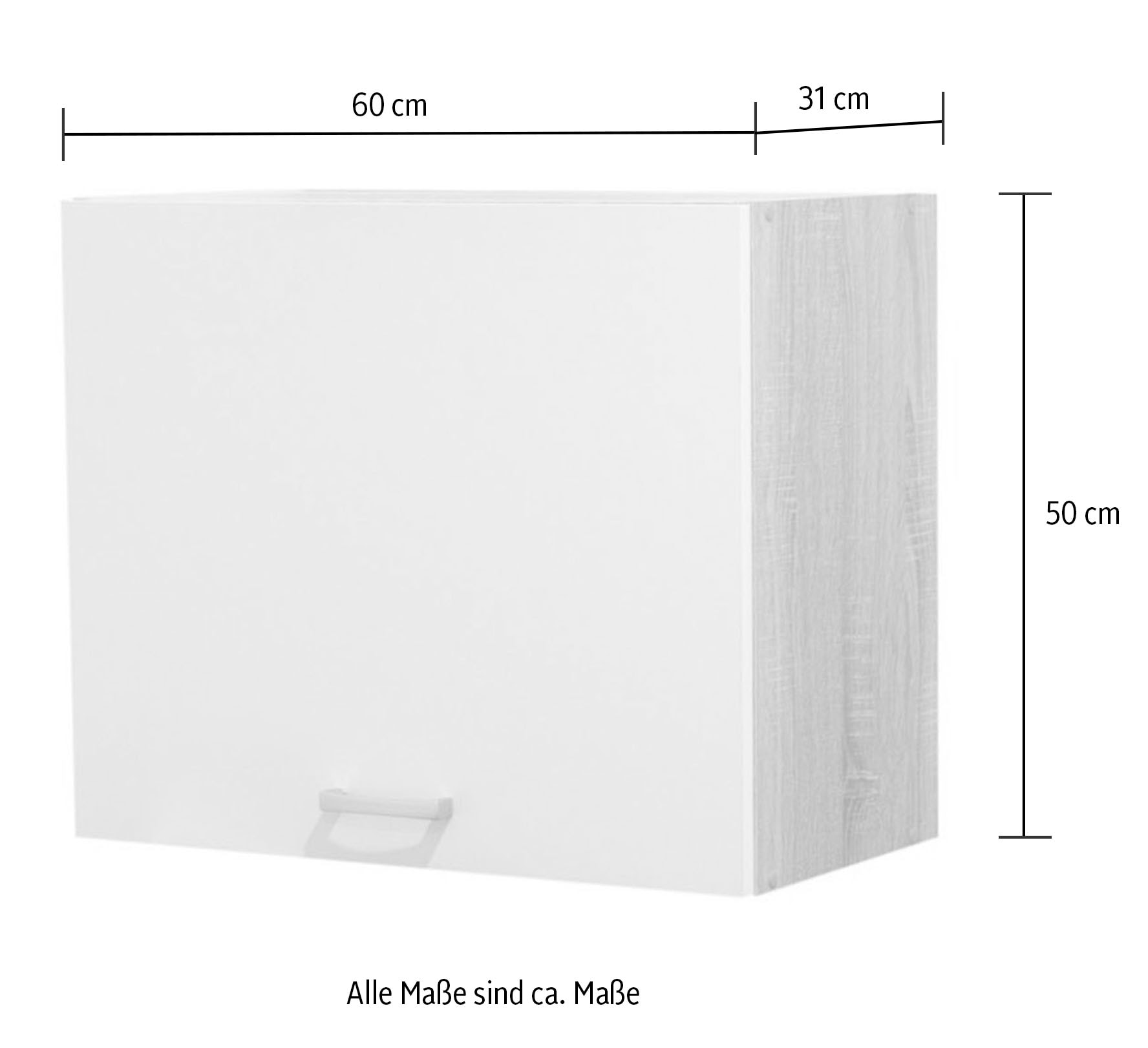 BASIC by Balculina Hängeschrank »Andy«, Breite 60 cm