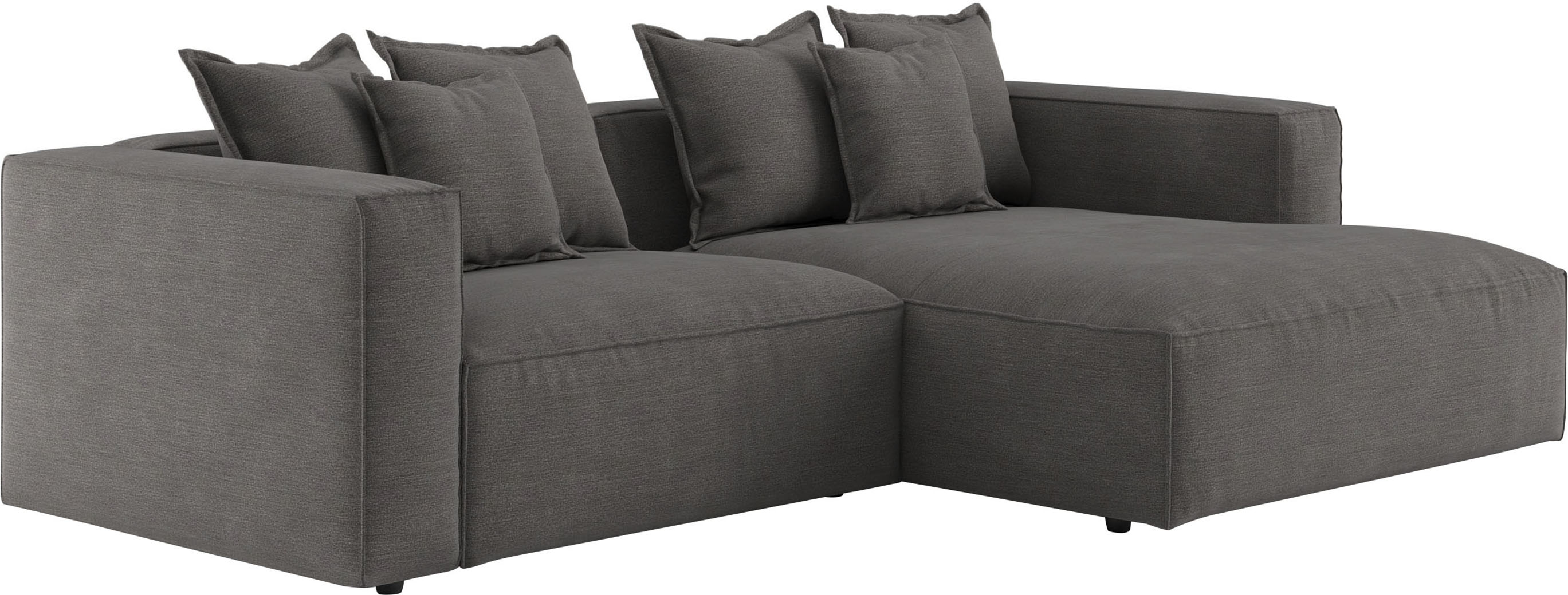 Thumbnail - INOSIGN Ecksofa "Cowboy L-Form", mit 6 Kissen, kubisches Sofa