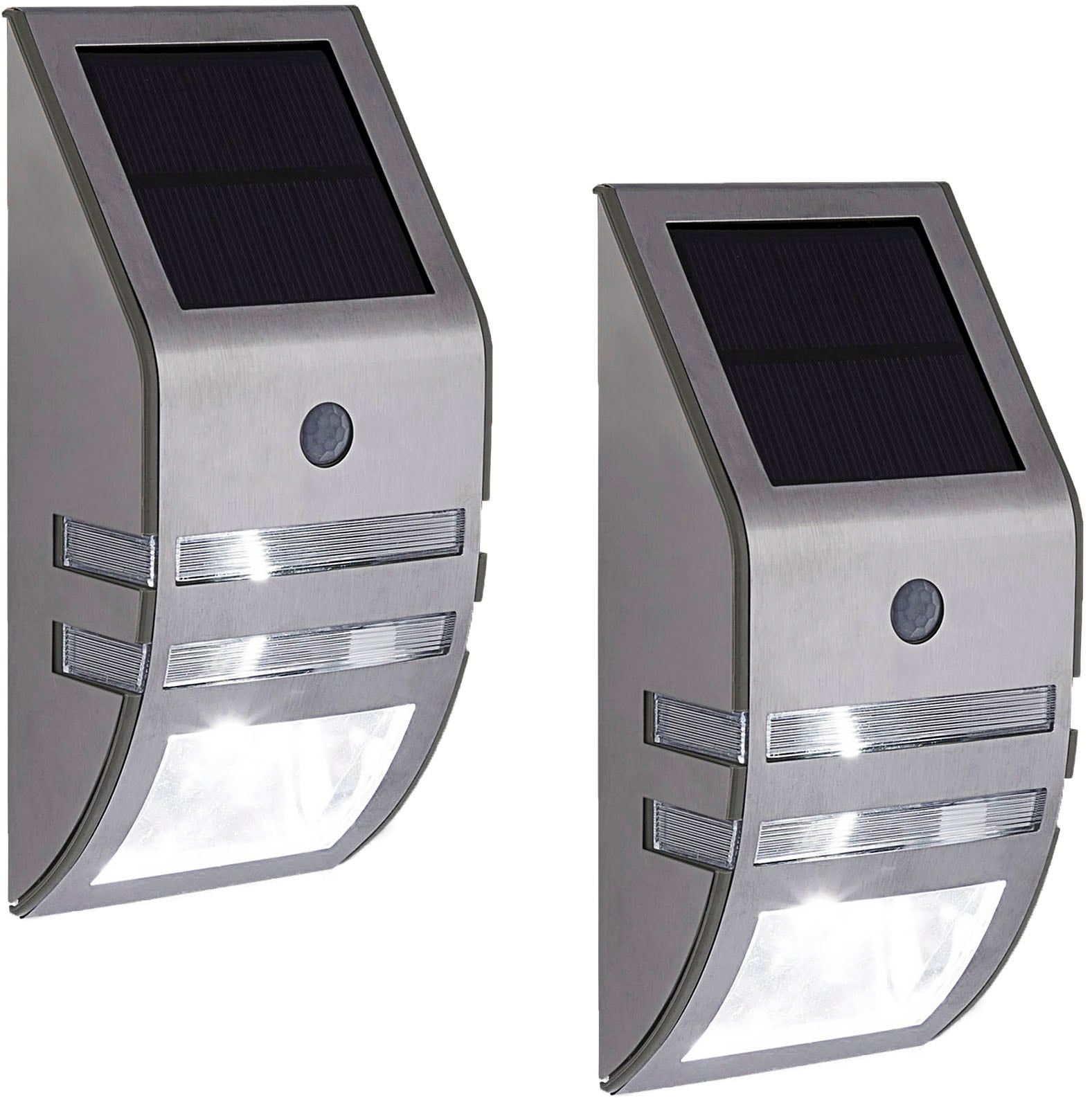 my home LED Solarleuchte "Leyan, LED-Solar Wandleuchte" LED-Modul 2 Stk. Ne günstig online kaufen