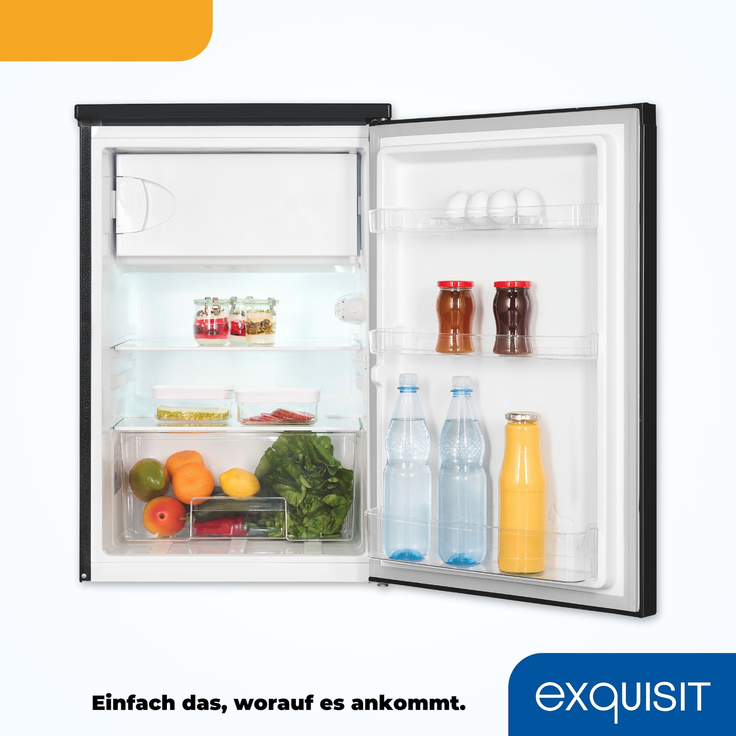 exquisit Kühlschrank »KS16-4-051C«, in bester Energieefizienz C, 107 Liter Volumen