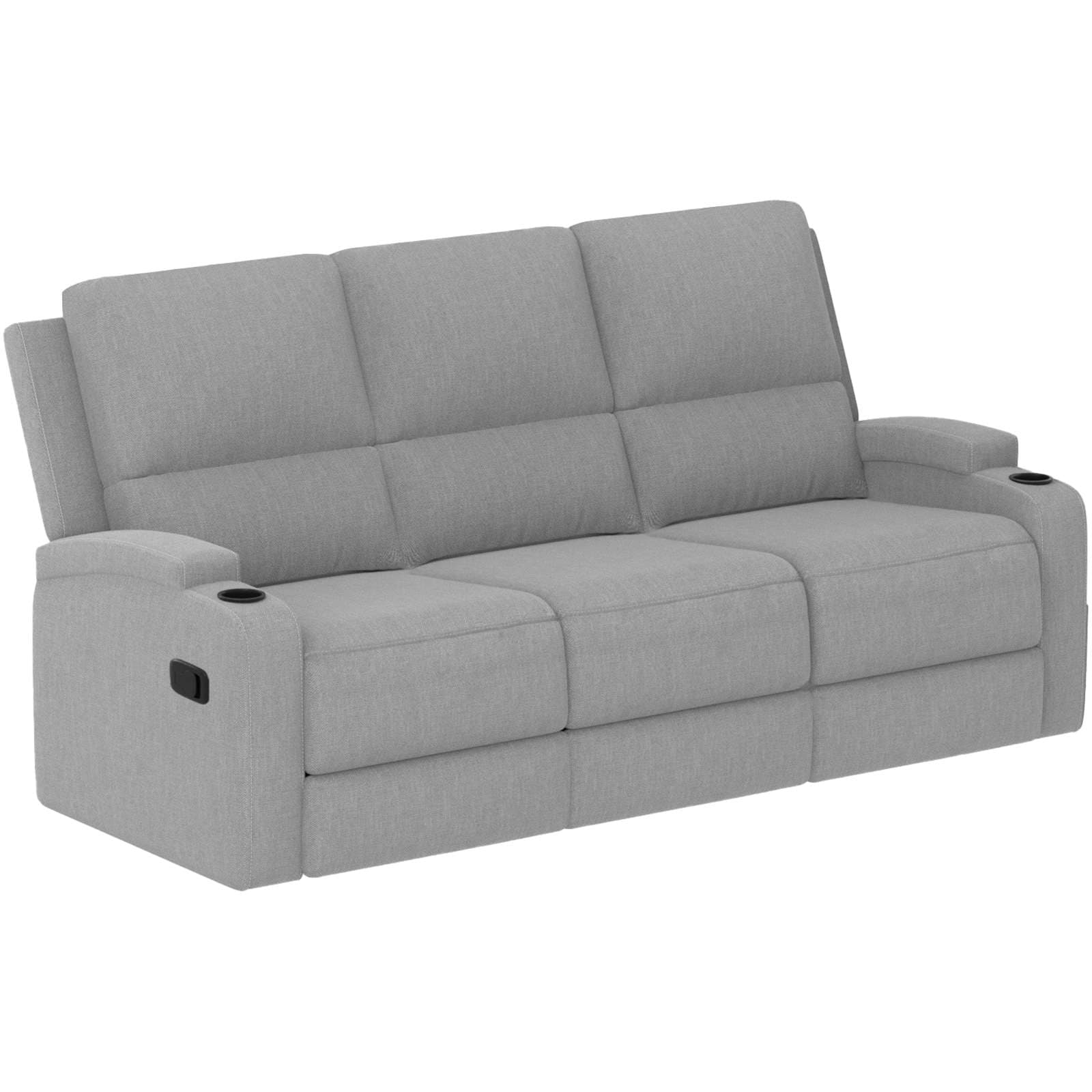 Home affaire 3-Sitzer »Napori«, Kinosofa mit 2 x Relaxfunktion und Getränkehalter